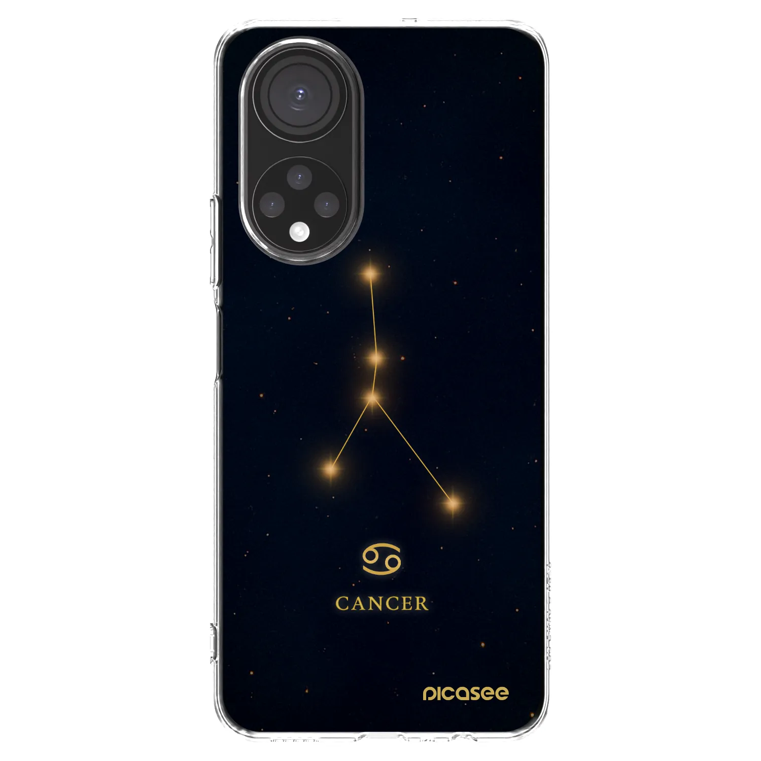 Picasee silikonska prozirna maskica za Honor X7 - CANCER