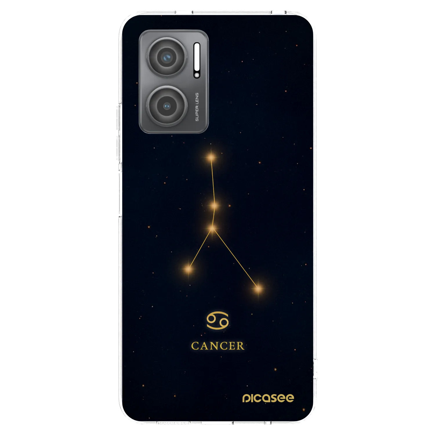 Picasee silikonska prozirna maskica za Xiaomi Redmi 10 5G - CANCER