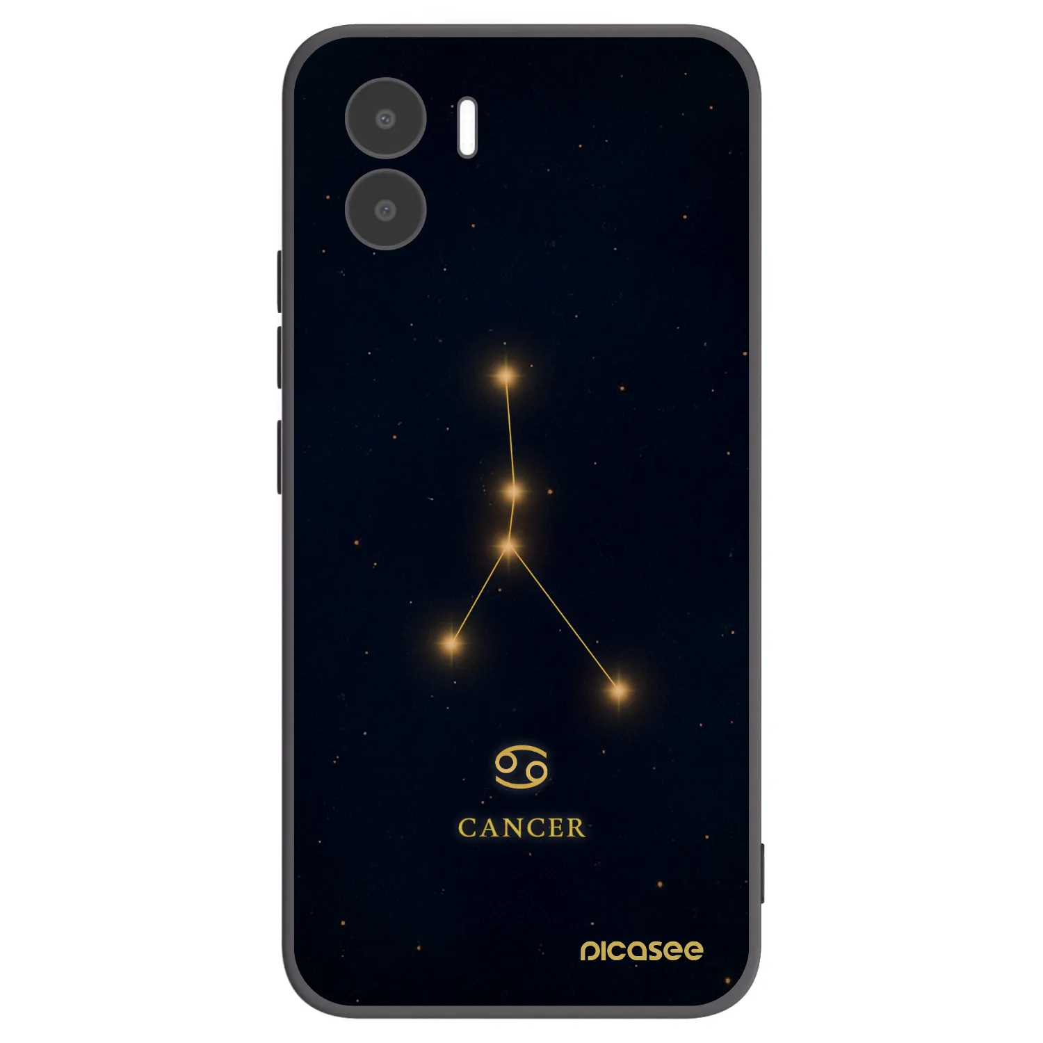 Picasee crna silikonska maskica za Xiaomi Redmi A1 - CANCER