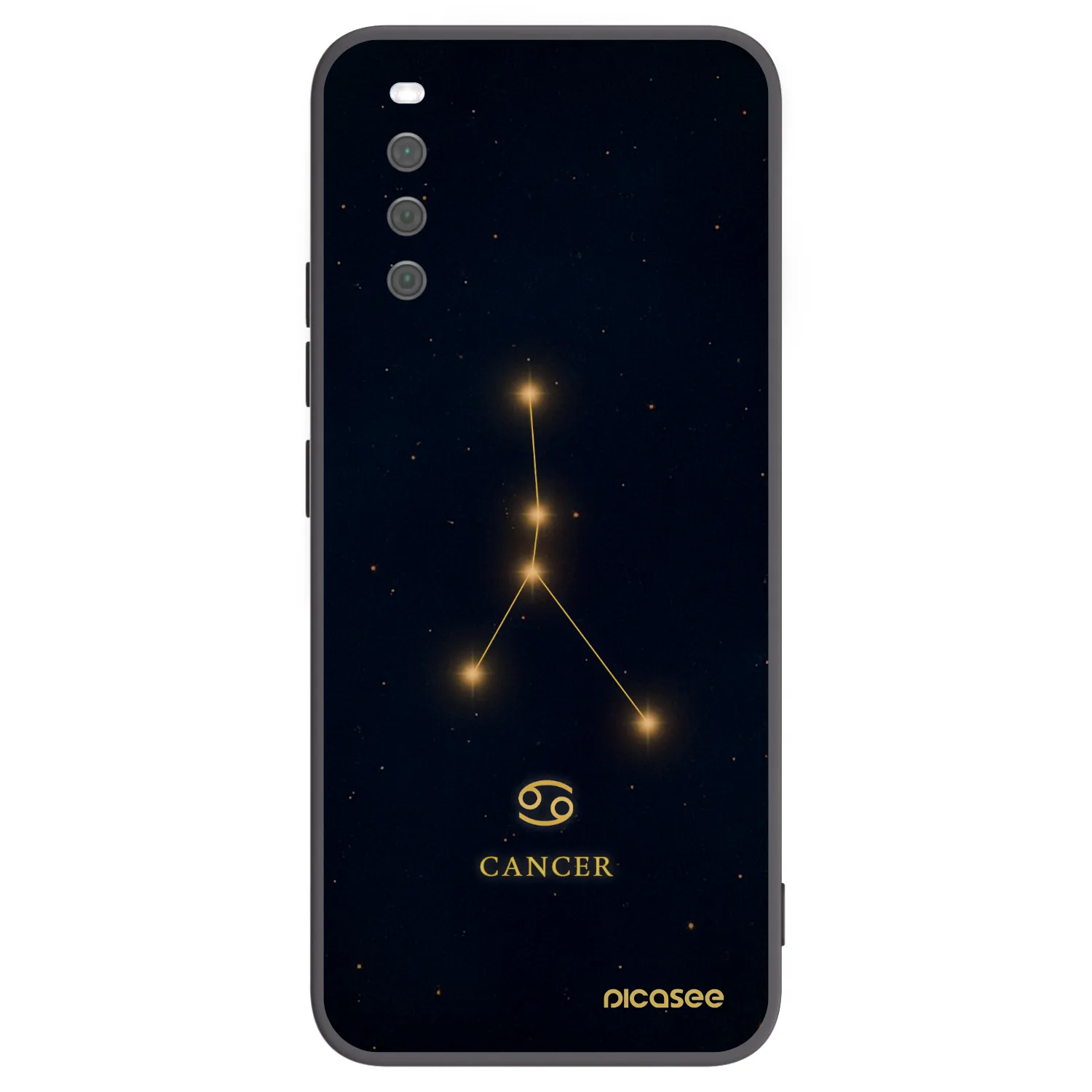 Picasee crna silikonska maskica za Sony Xperia 10 III - CANCER