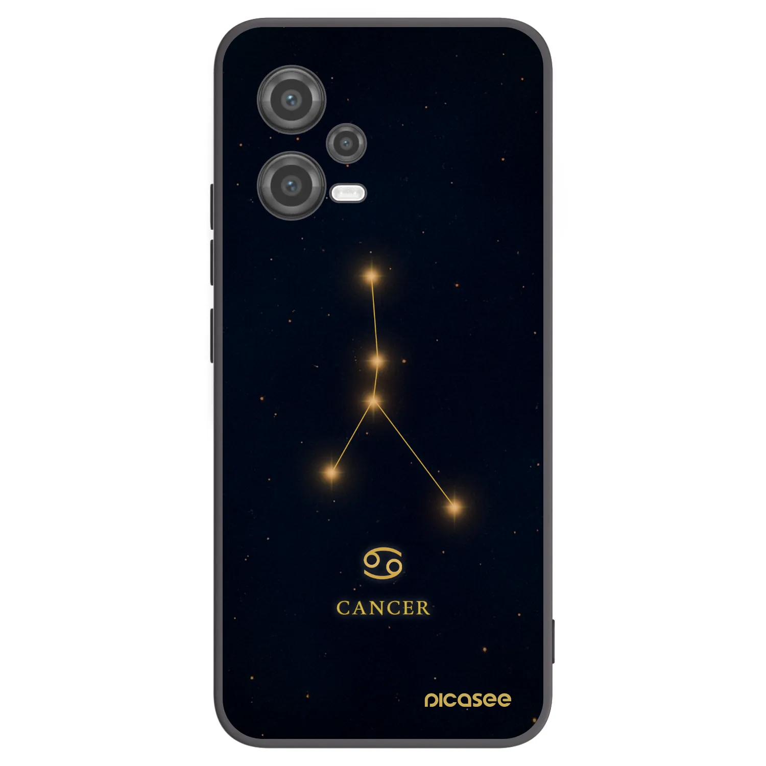 Picasee crna silikonska maskica za Xiaomi Poco X5 - CANCER