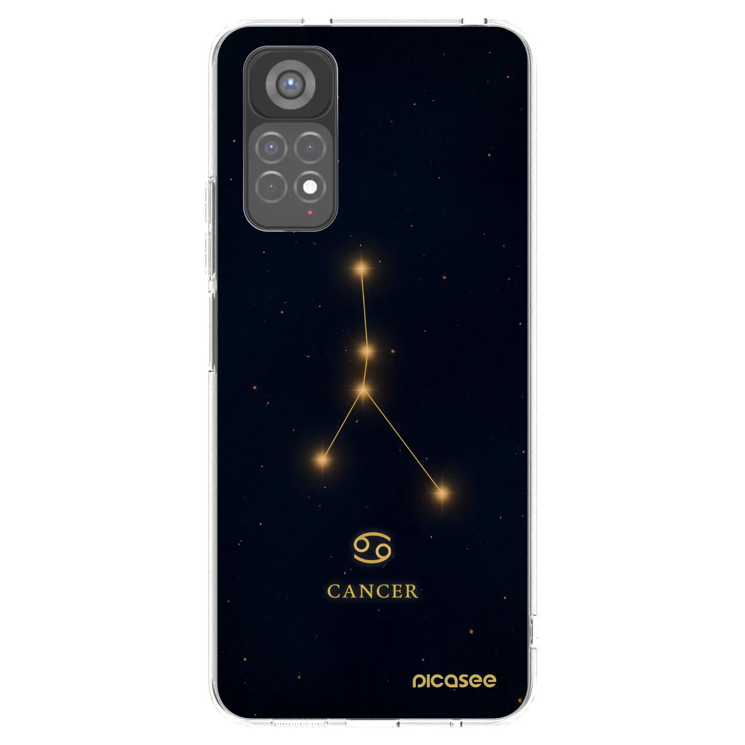 Picasee silikonska prozirna maskica za Xiaomi Redmi Note 11S 5G - CANCER
