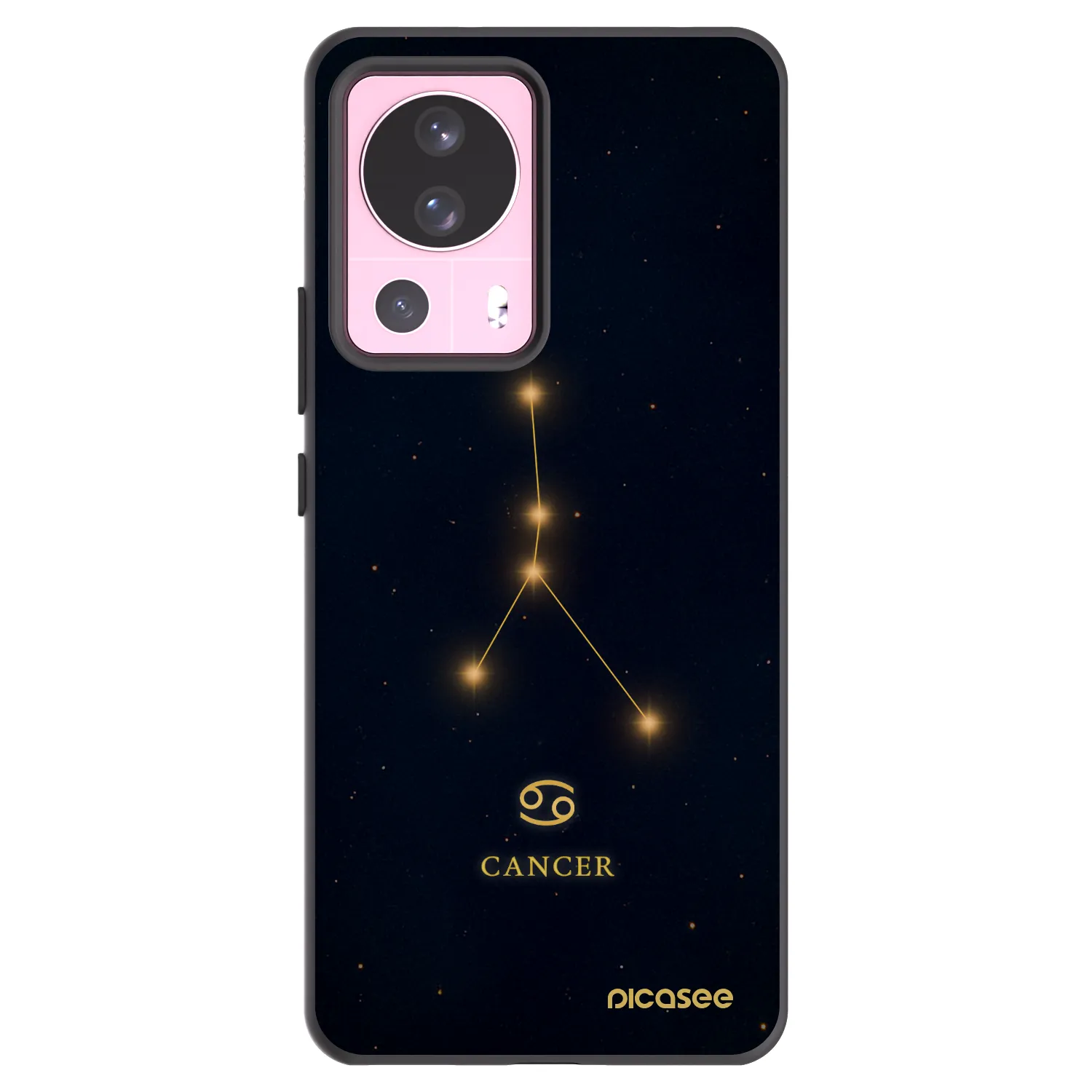 Picasee crna silikonska maskica za Xiaomi 13 Lite - CANCER