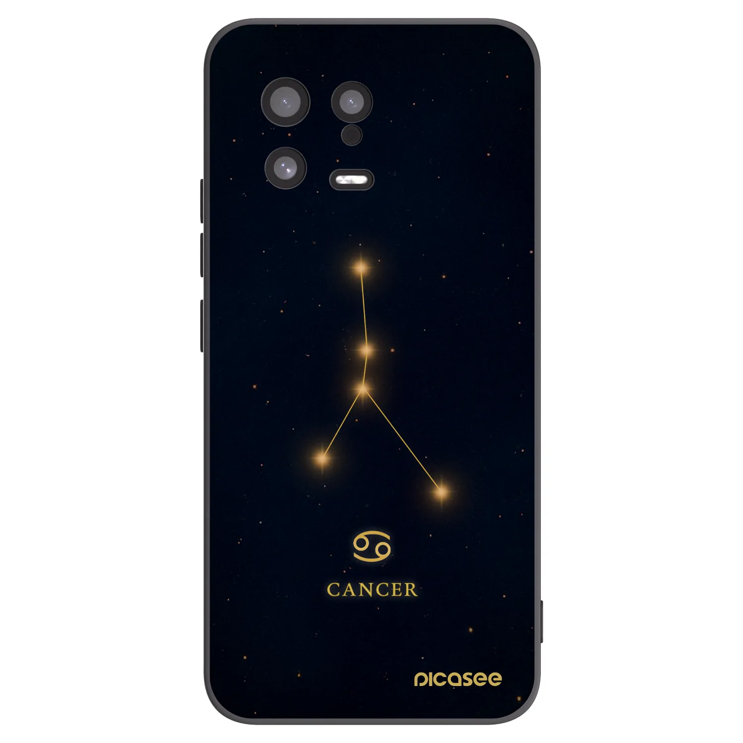 Picasee crna silikonska maskica za Xiaomi 13 - CANCER