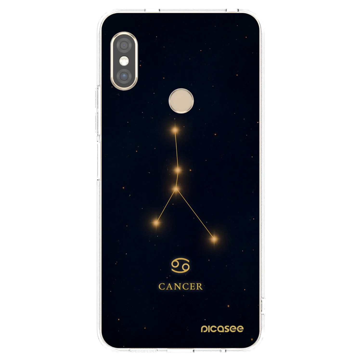 Picasee silikonska prozirna maskica za Xiaomi Redmi Note 5 Global - CANCER