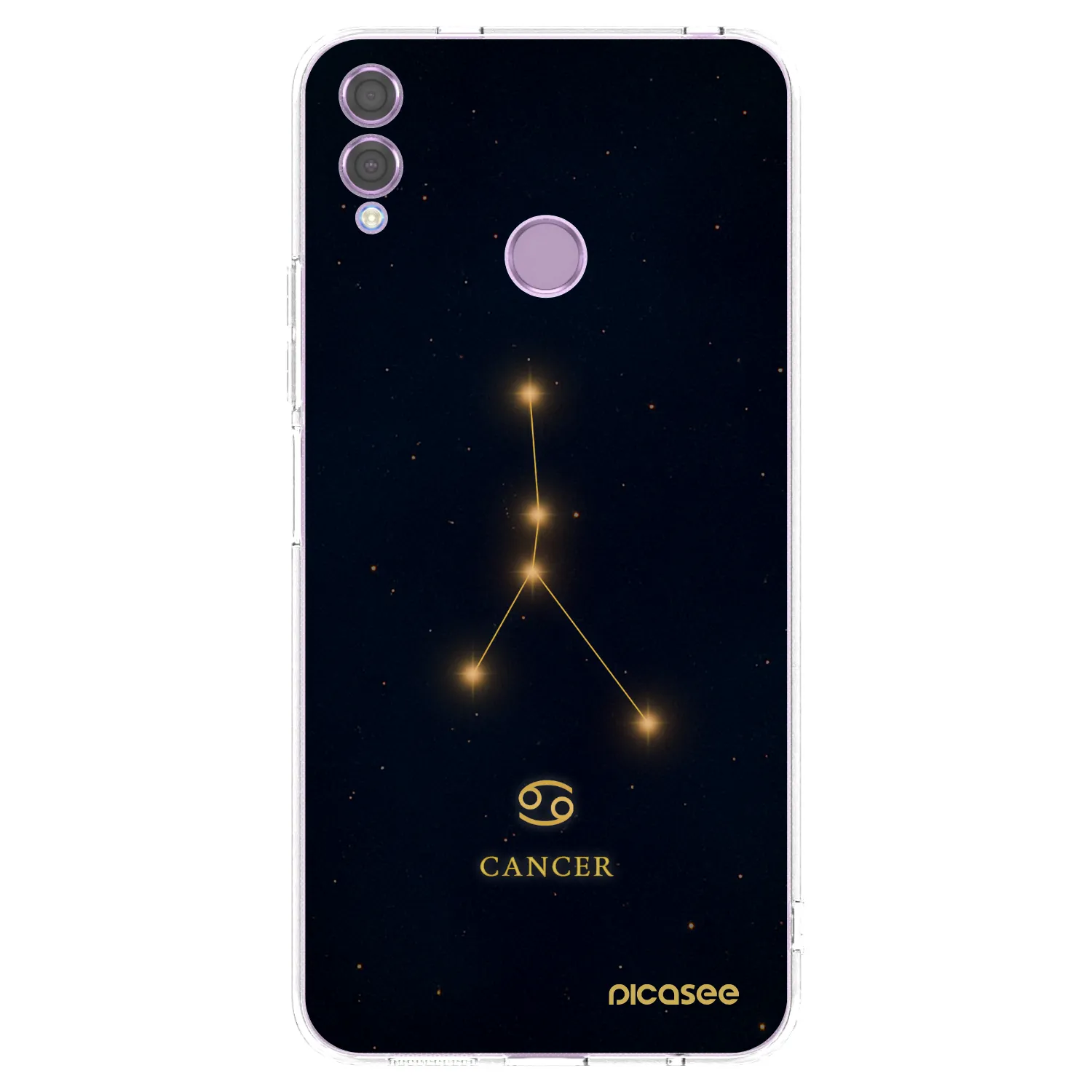 Picasee silikonska prozirna maskica za Honor 8X - CANCER