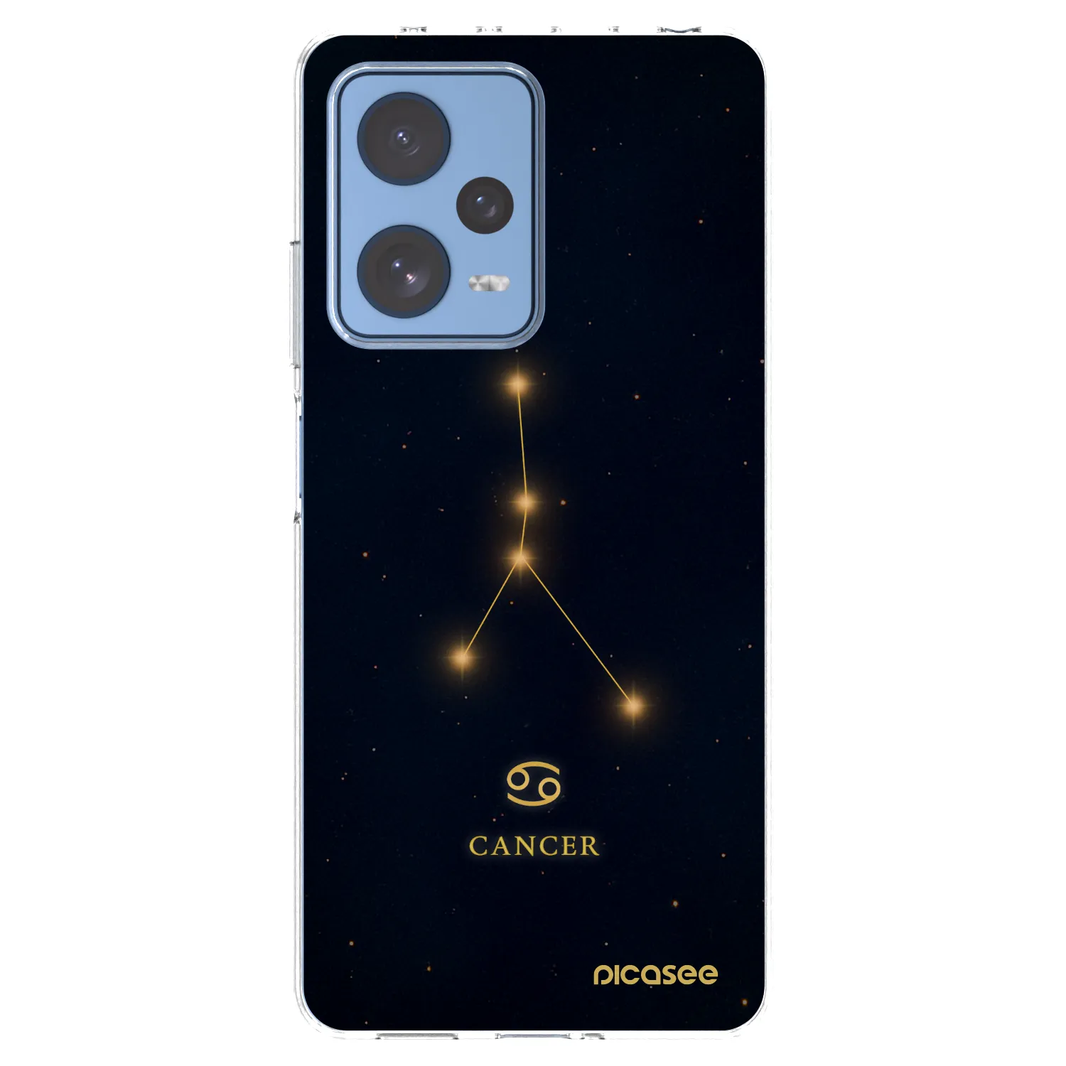 Picasee silikonska prozirna maskica za Xiaomi Redmi Note 12 Pro 5G - CANCER