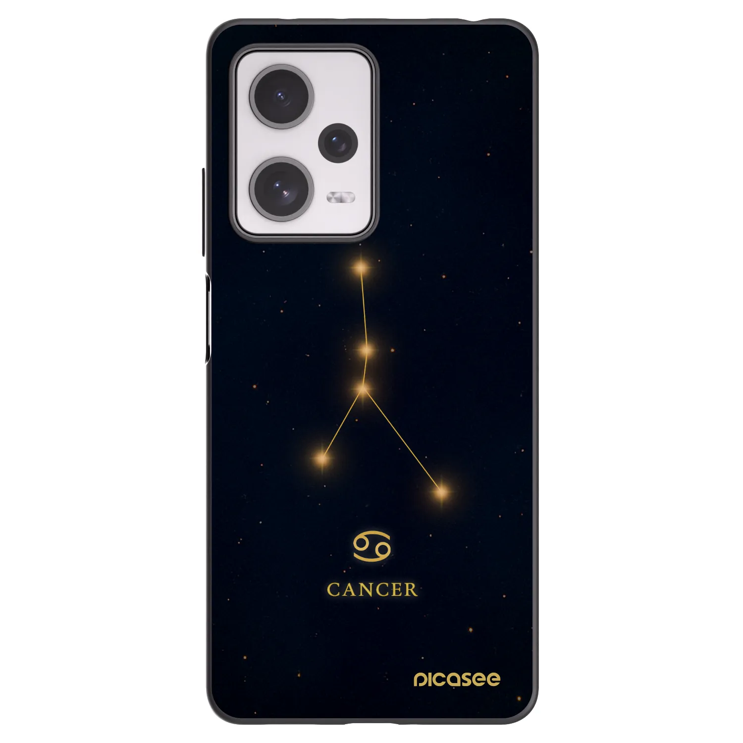 Picasee crna silikonska maskica za Xiaomi Redmi Note 12 Pro+ 5G - CANCER
