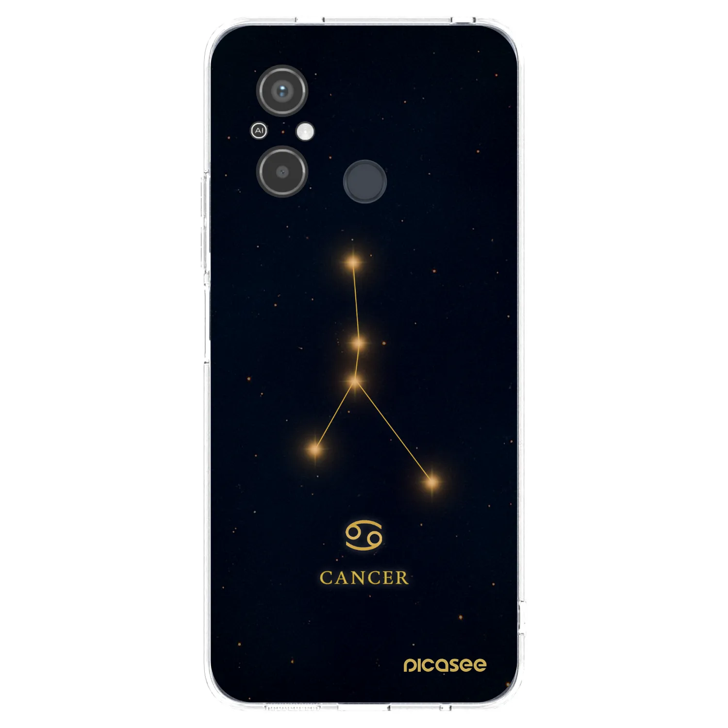 Picasee silikonska prozirna maskica za Xiaomi Redmi 12C - CANCER