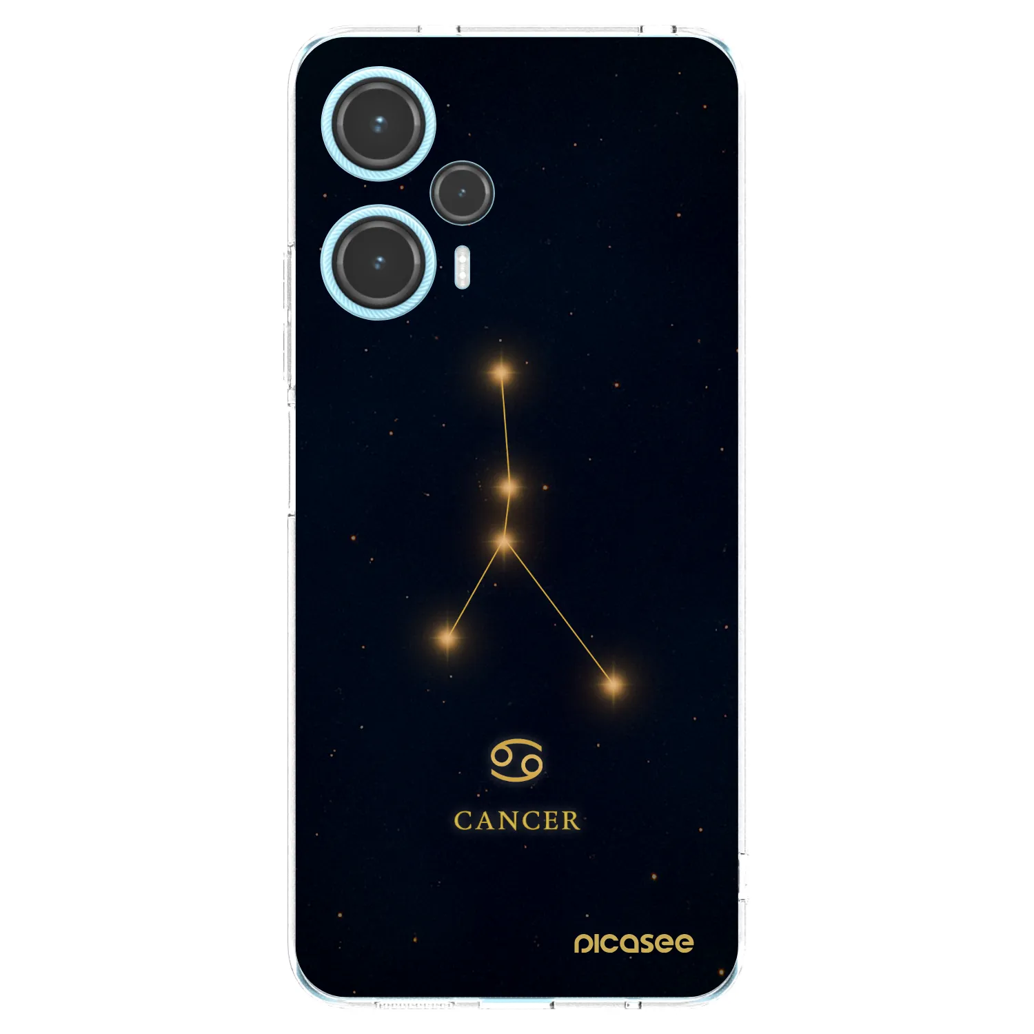 Picasee silikonska prozirna maskica za Xiaomi Poco F5 - CANCER
