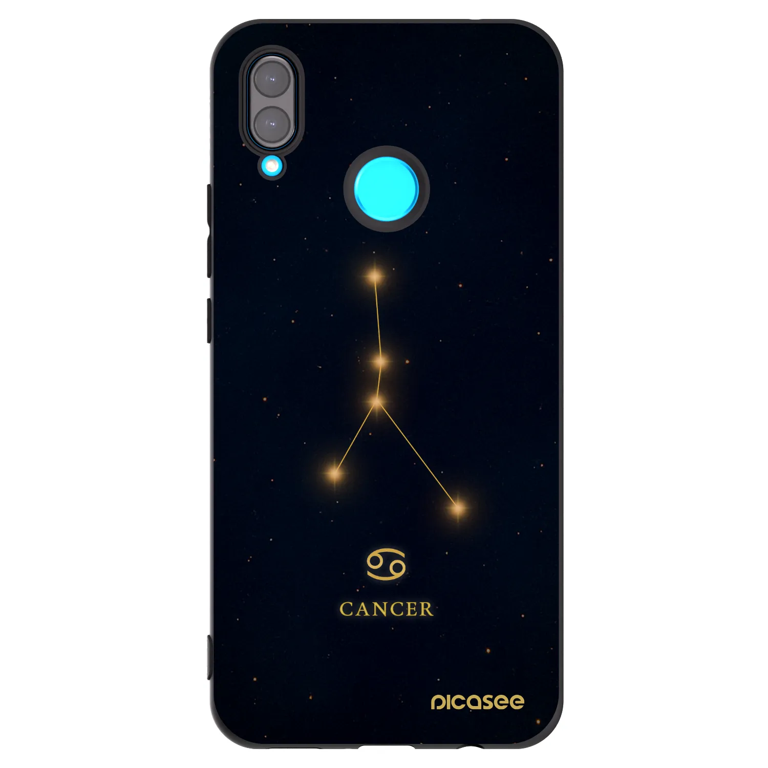 Picasee crna silikonska maskica za Huawei Nova 3i - CANCER