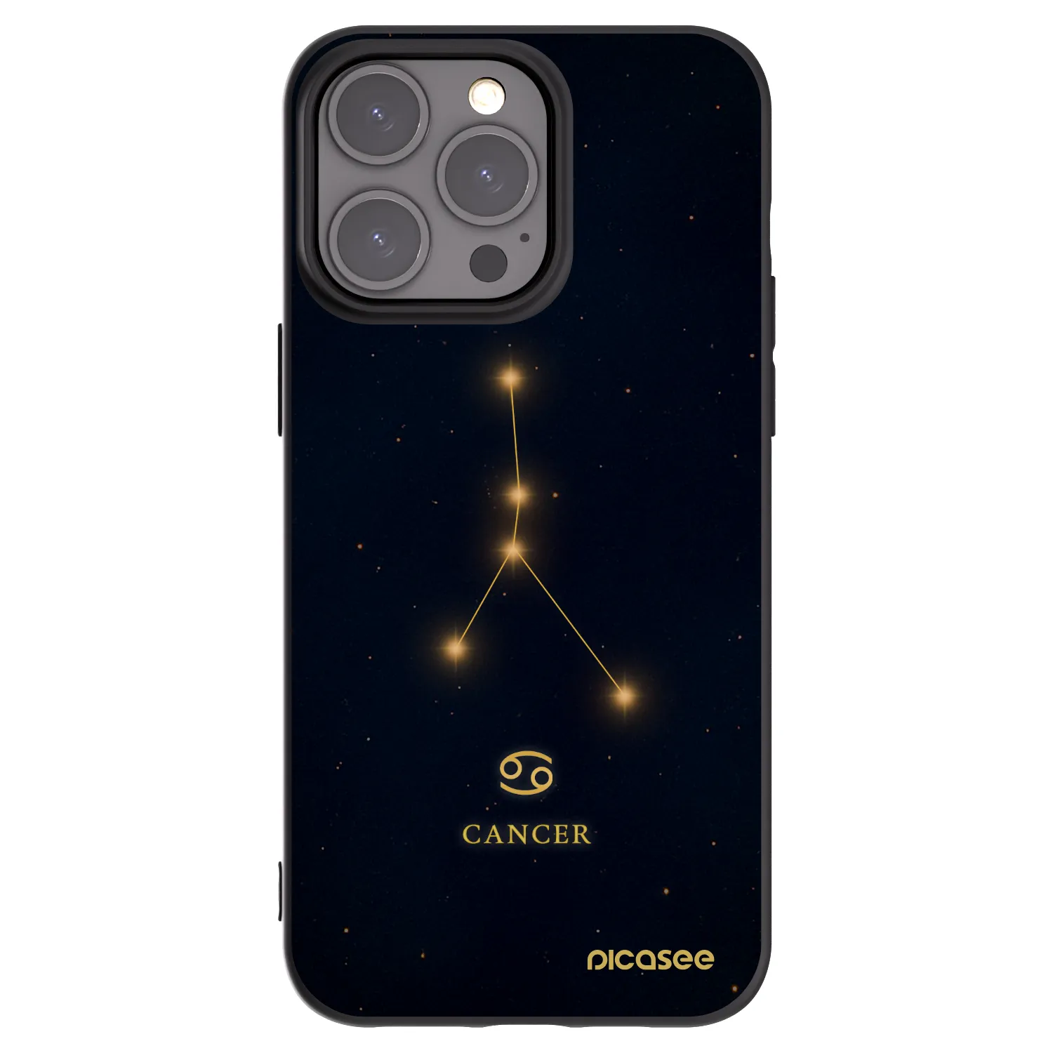 Picasee crna silikonska maskica za Apple iPhone 15 Pro Max - CANCER