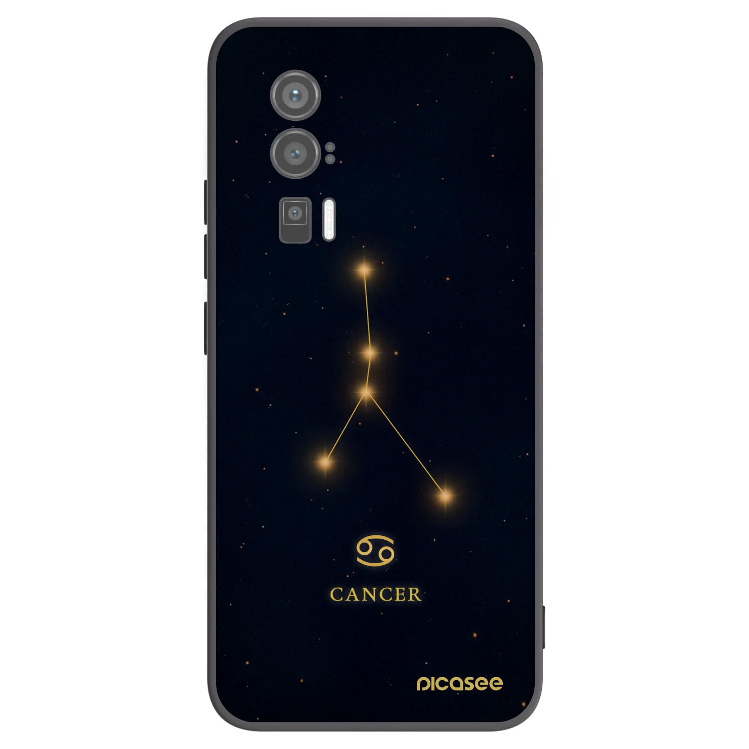 Picasee crna silikonska maskica za Xiaomi Poco F5 Pro 5G - CANCER