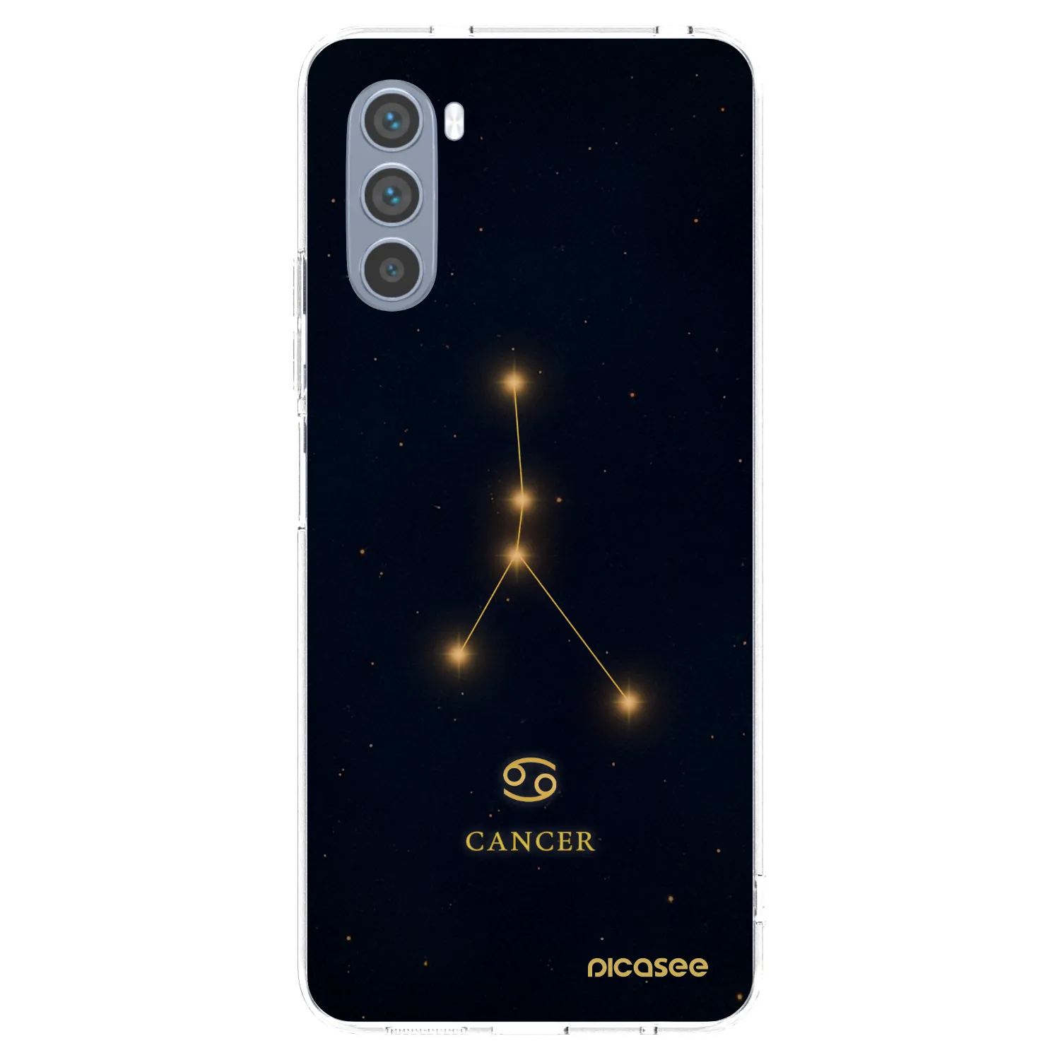 Picasee silikonska prozirna maskica za Motorola Moto G62 - CANCER