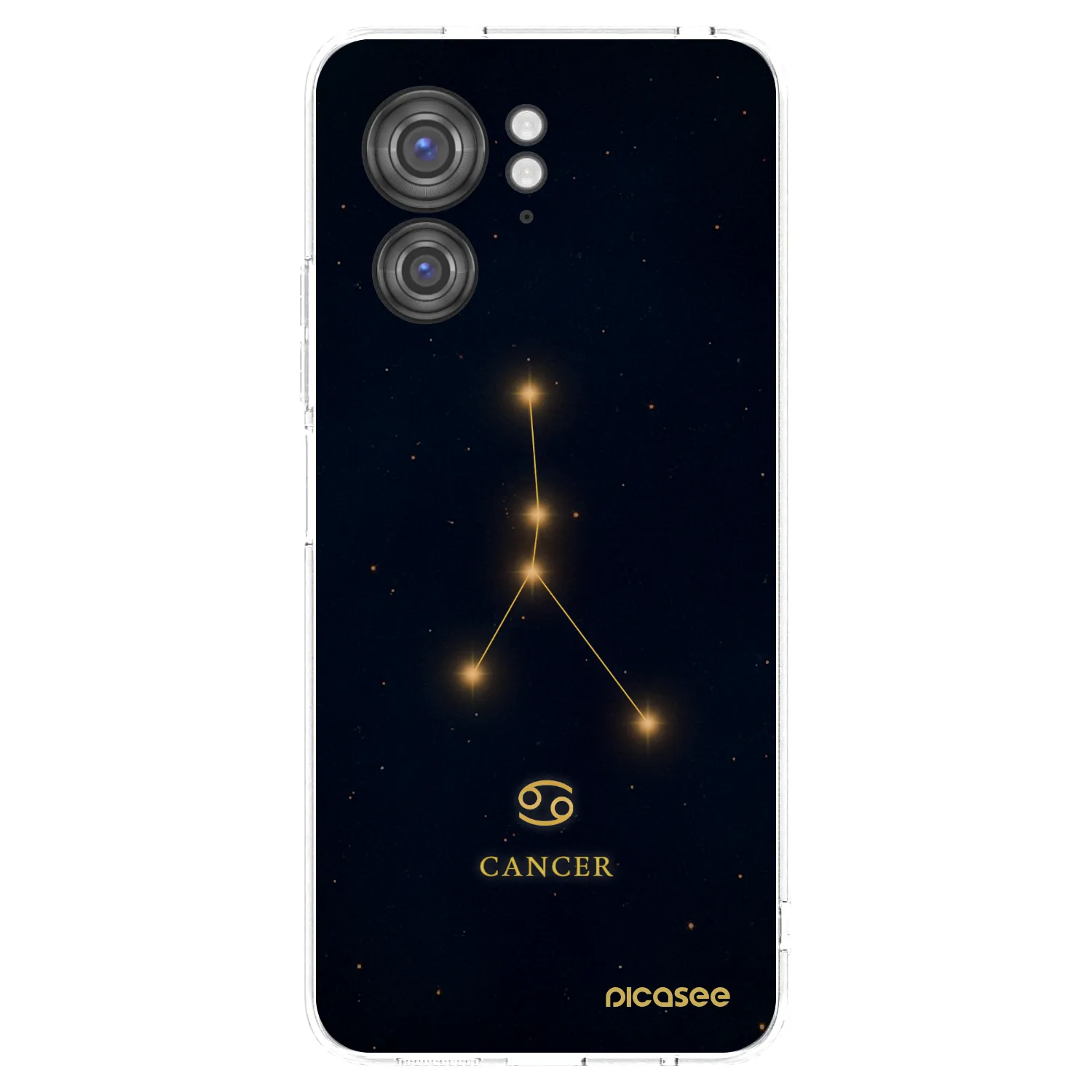 Picasee silikonska prozirna maskica za Motorola Edge 40 - CANCER