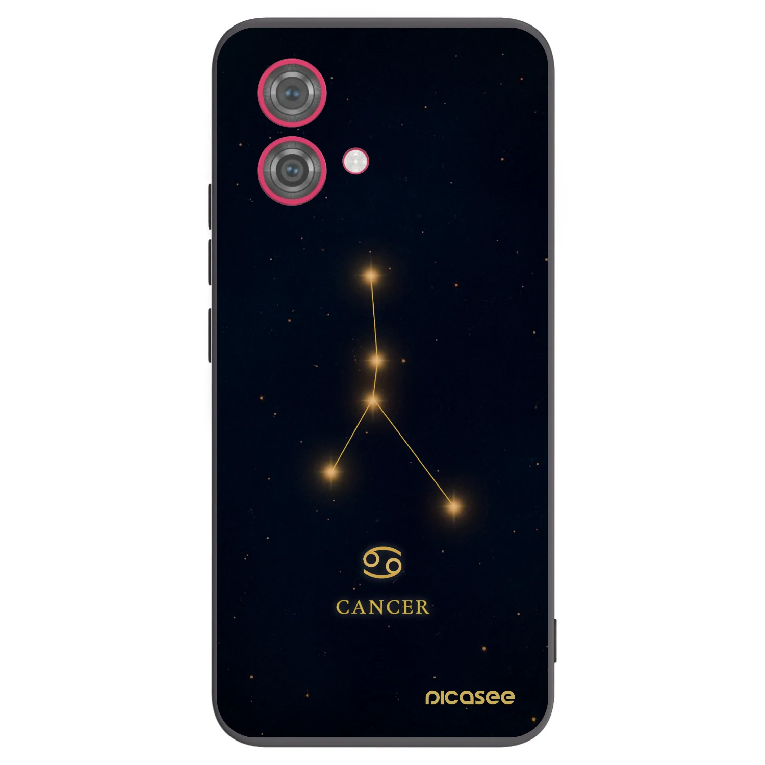 Picasee crna silikonska maskica za Motorola Moto G84 5G - CANCER