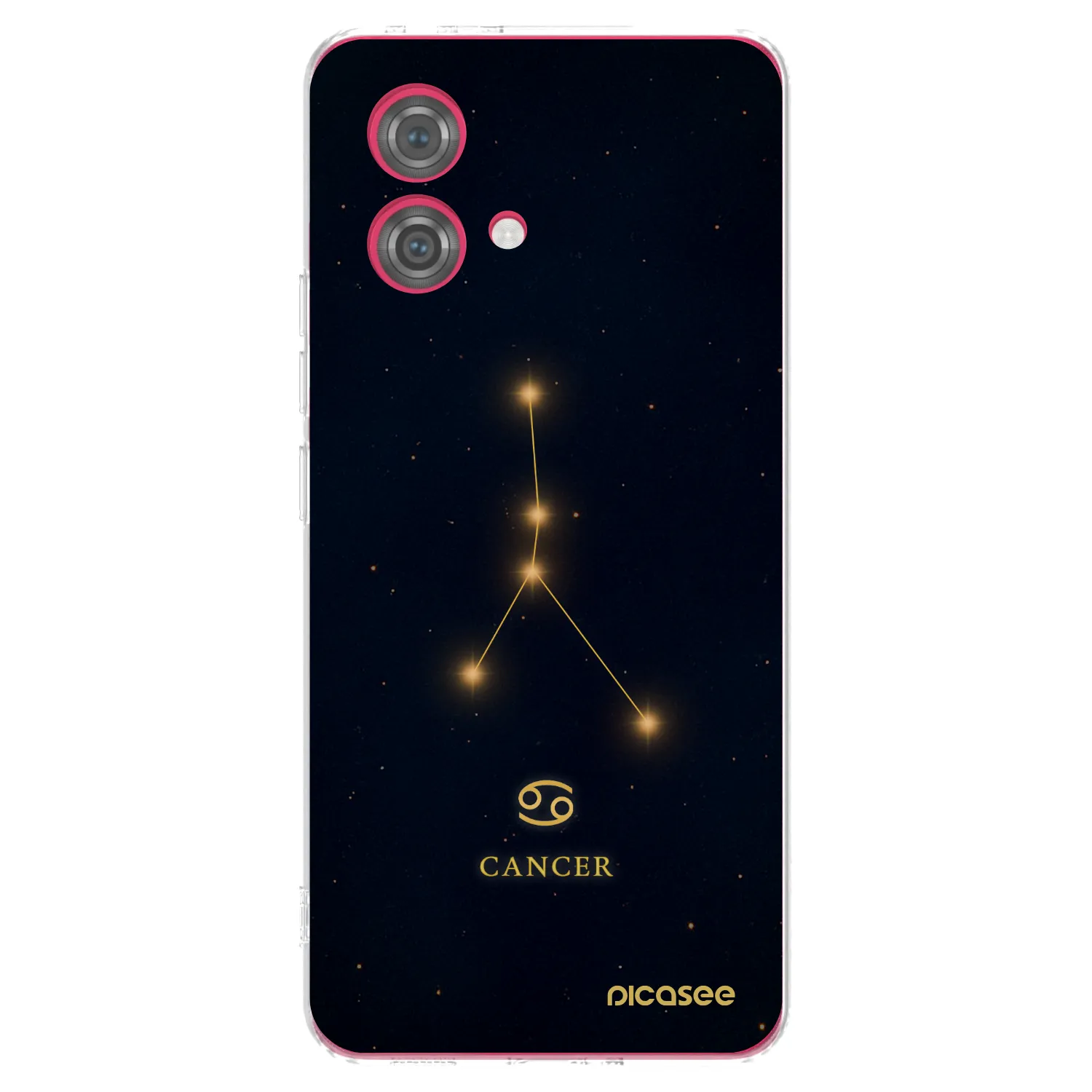 Picasee silikonska prozirna maskica za Motorola Moto G84 5G - CANCER