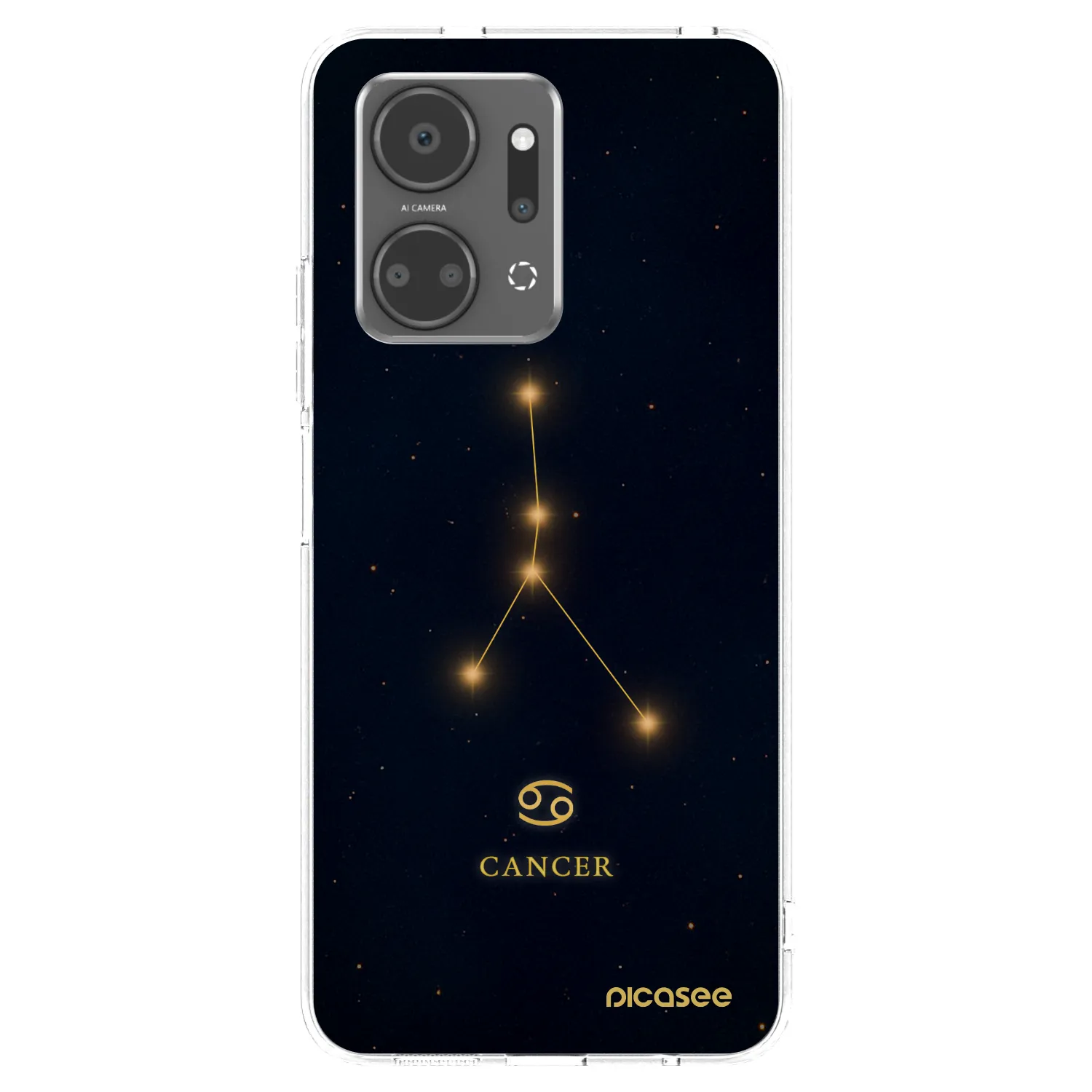 Picasee silikonska prozirna maskica za Honor X7a - CANCER