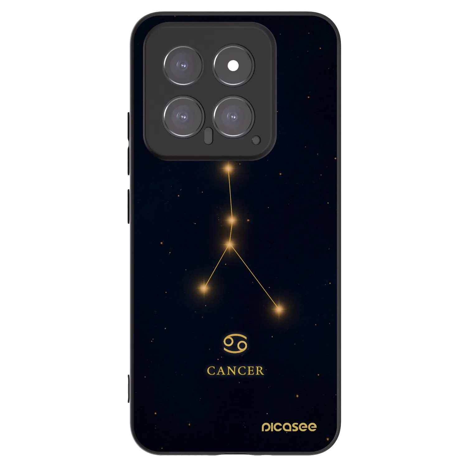 Picasee crna silikonska maskica za Xiaomi 14 - CANCER