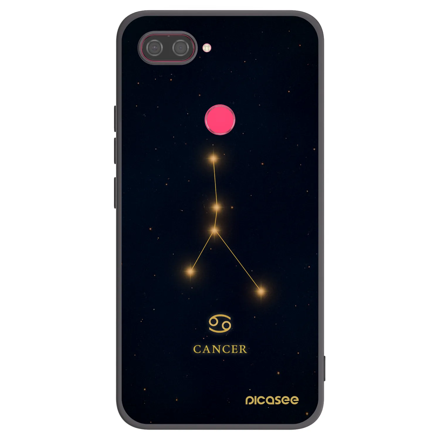 Picasee crna silikonska maskica za Xiaomi Mi 8 Lite - CANCER