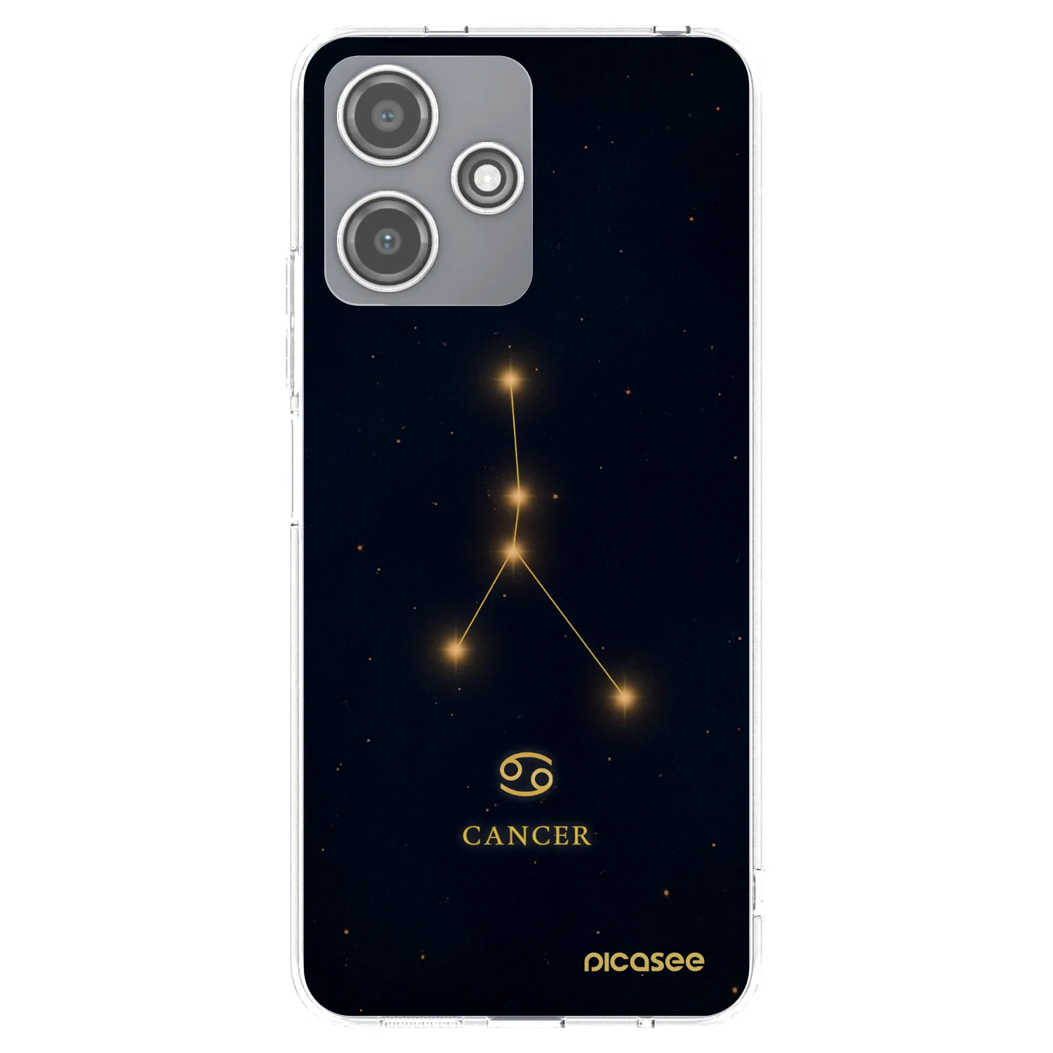 Picasee silikonska prozirna maskica za Xiaomi Redmi 12 5G - CANCER
