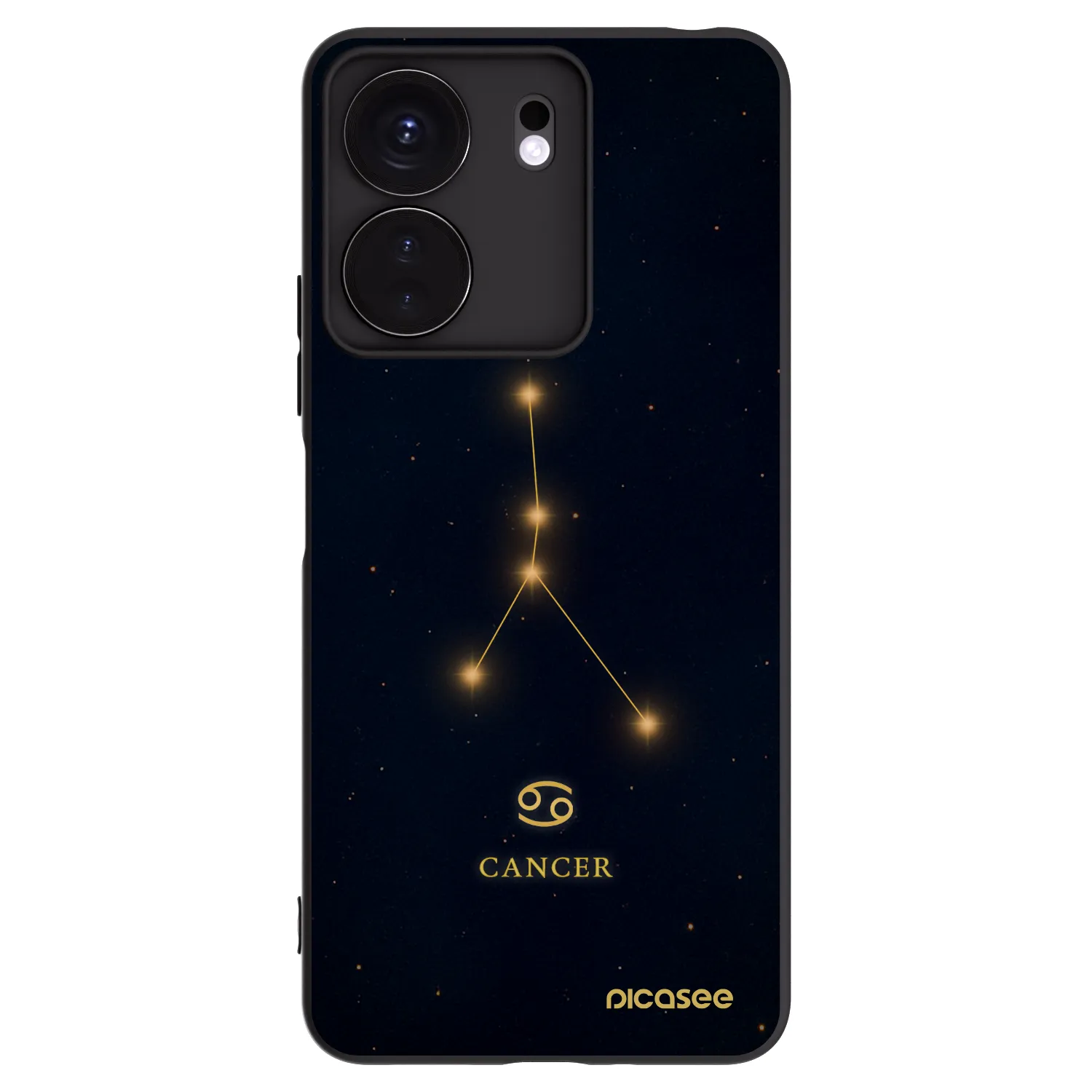 Picasee crna silikonska maskica za Xiaomi Redmi 13C 4G - CANCER