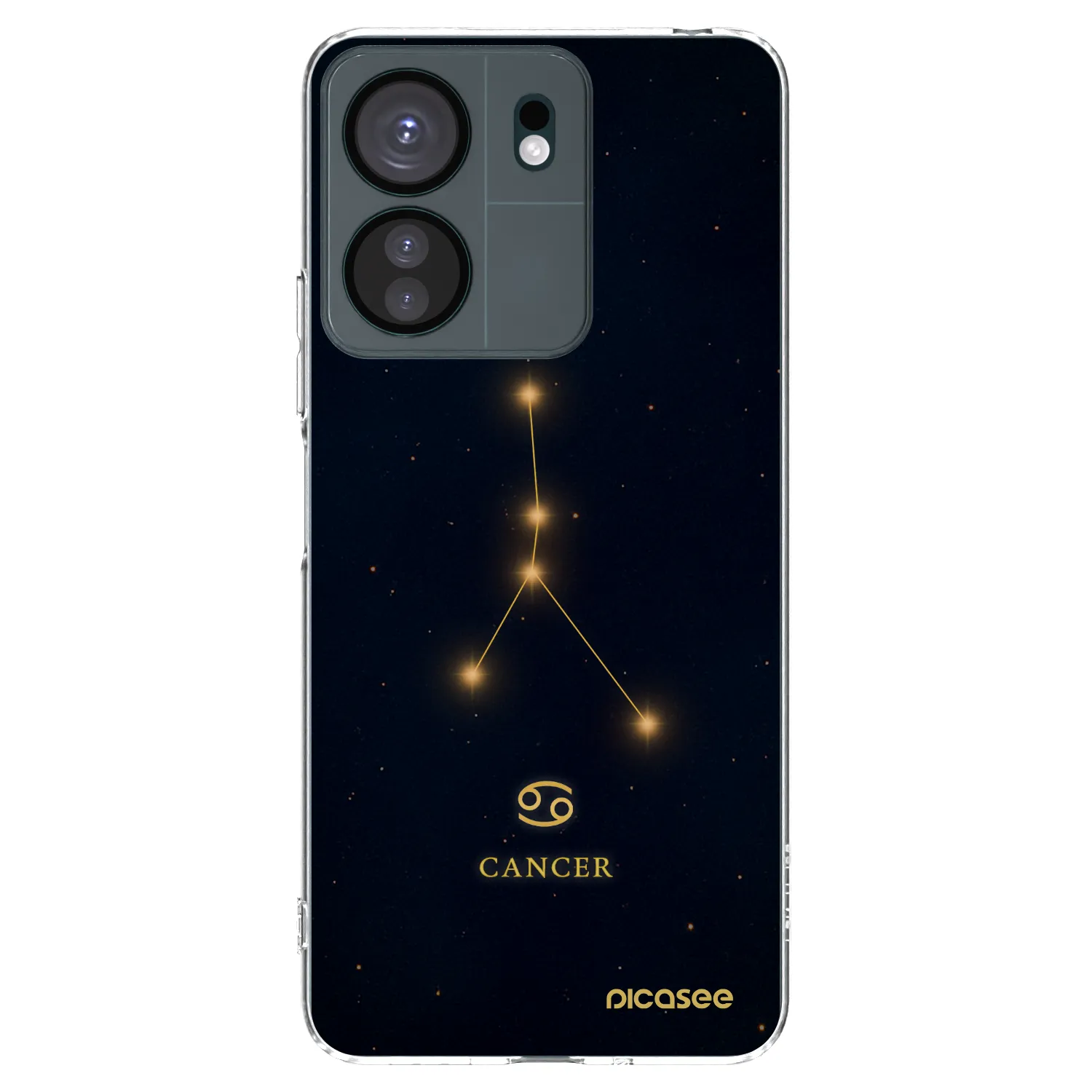 Picasee silikonska prozirna maskica za Xiaomi Redmi 13C 4G - CANCER