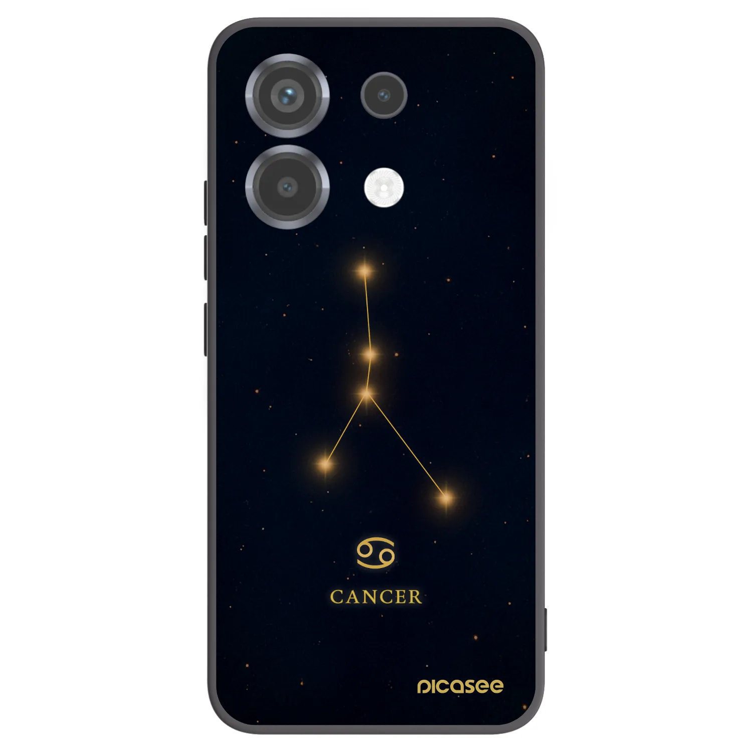 Picasee crna silikonska maskica za Xiaomi Poco X6 - CANCER