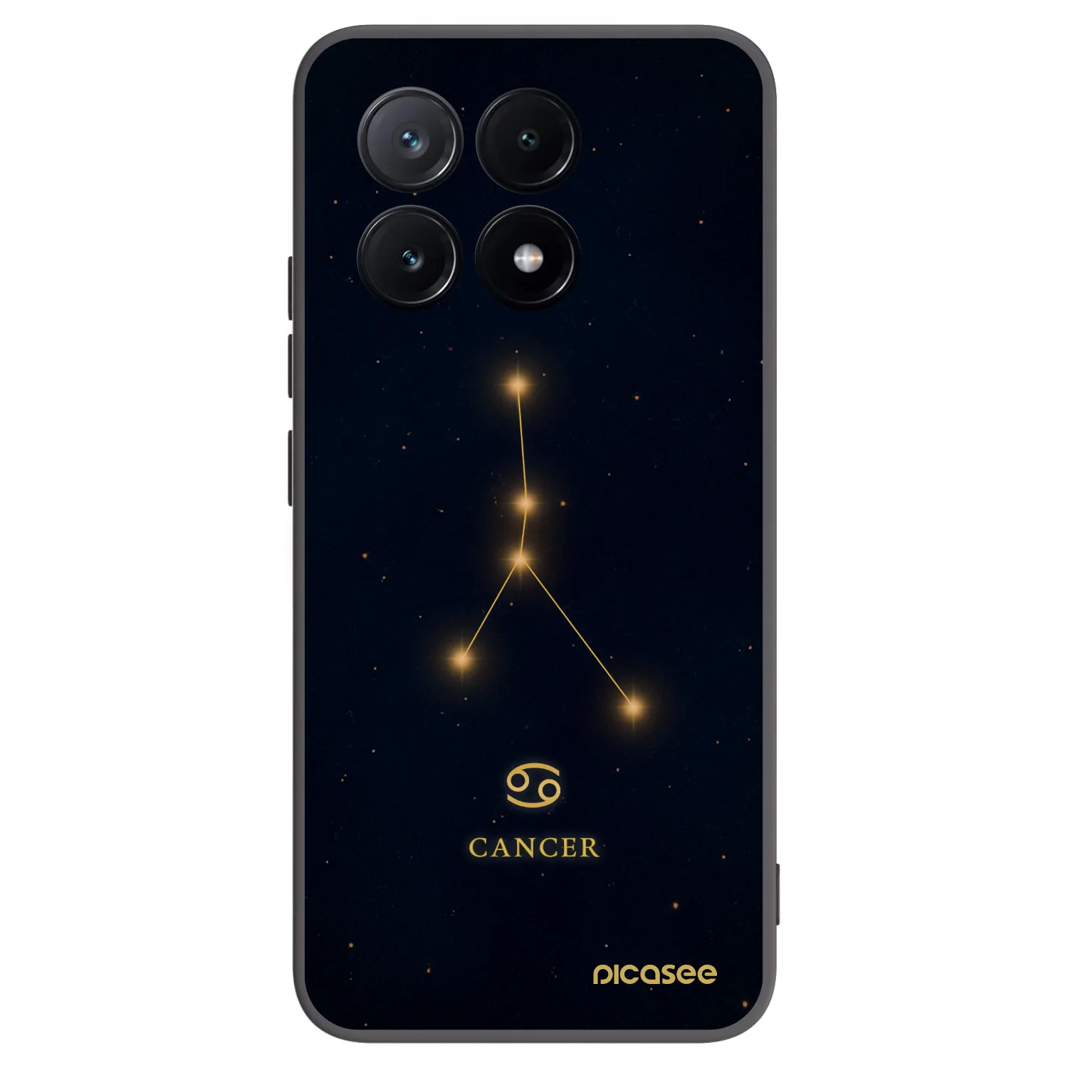 Picasee crna silikonska maskica za Xiaomi Poco X6 Pro - CANCER
