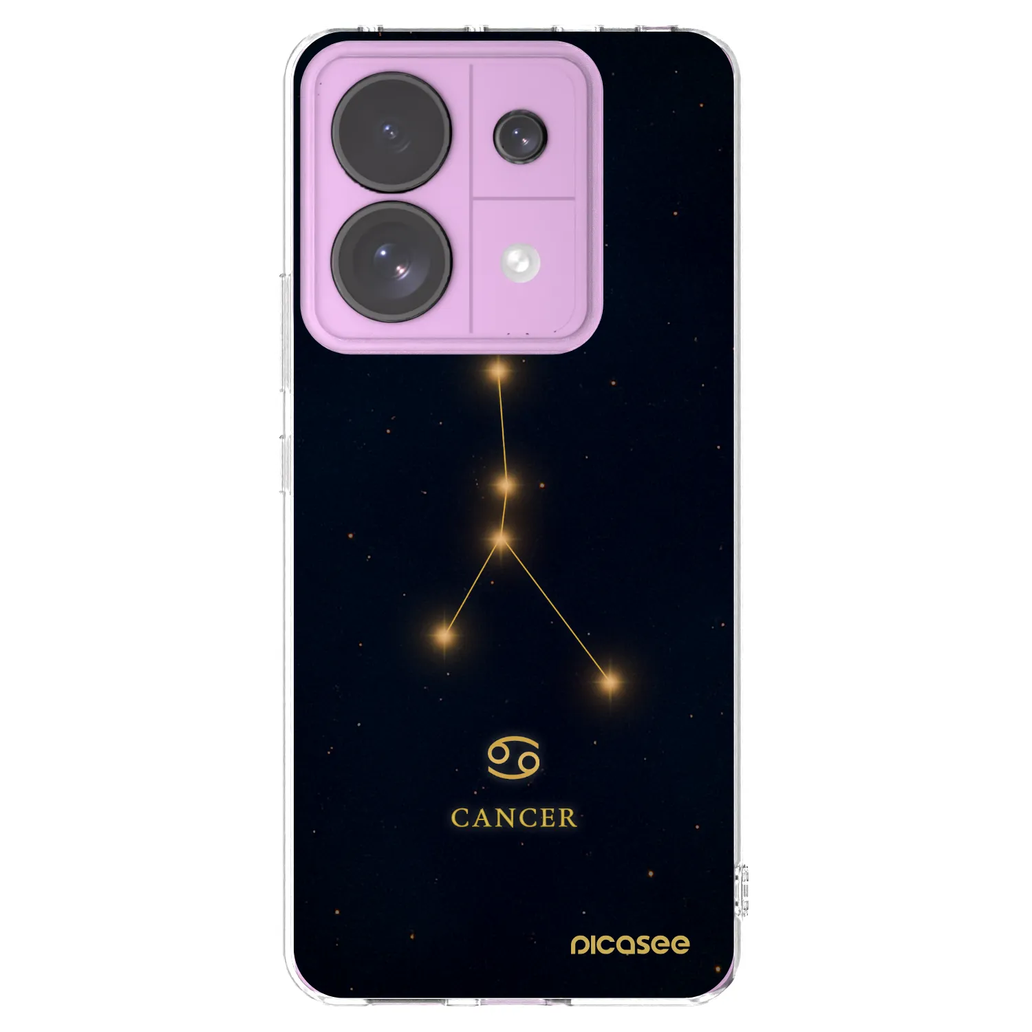 Picasee silikonska prozirna maskica za Xiaomi Redmi Note 13 Pro 5G - CANCER