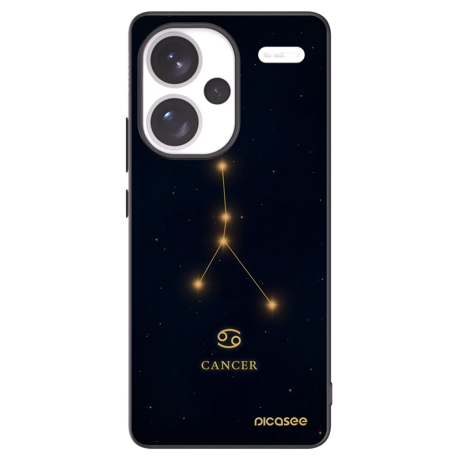 Picasee crna silikonska maskica za Xiaomi Redmi Note 13 Pro+ 5G - CANCER