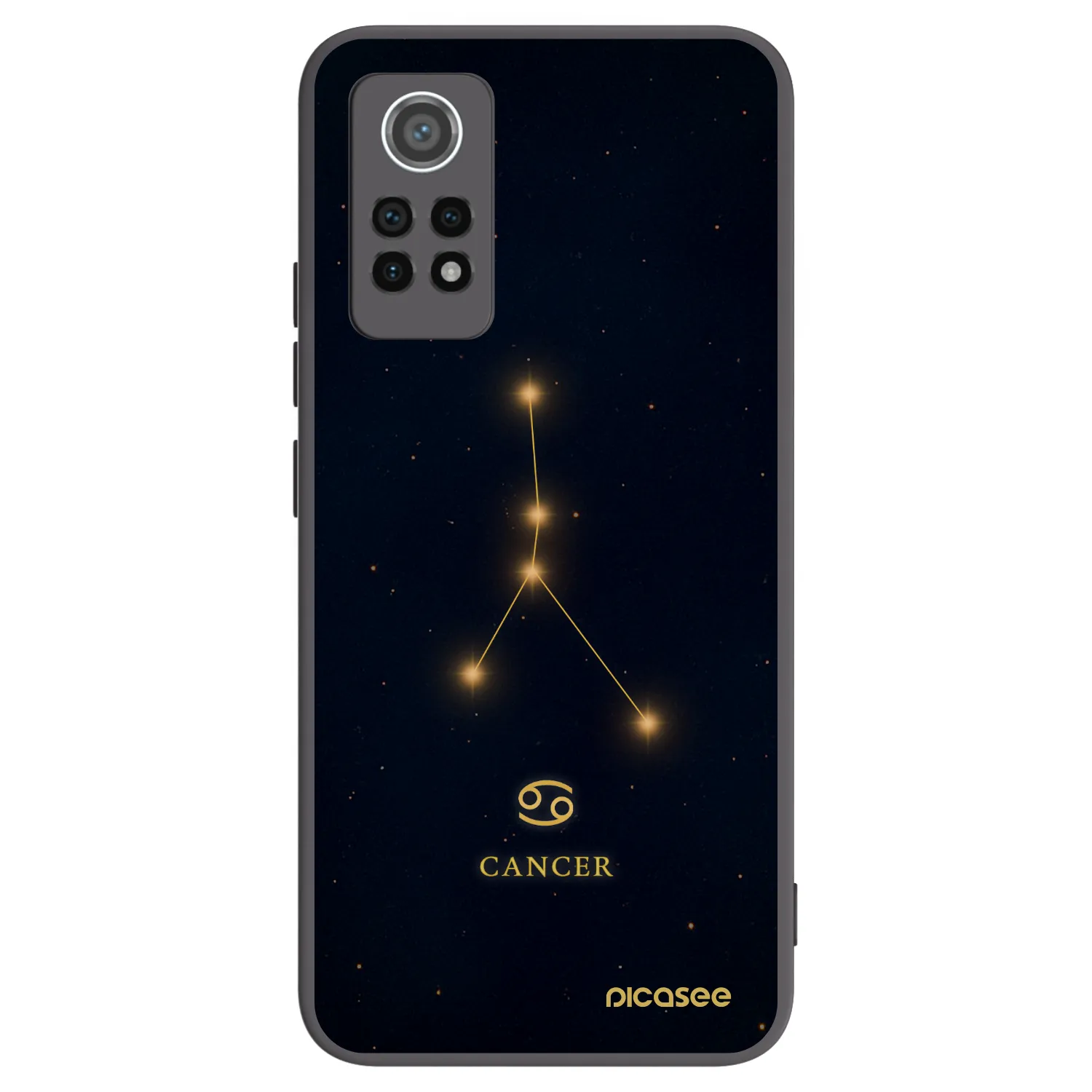 Picasee crna silikonska maskica za Xiaomi Redmi Note 12 Pro 4G - CANCER