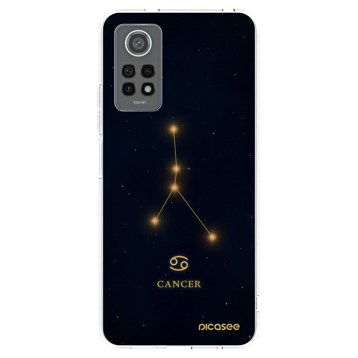 Picasee silikonska prozirna maskica za Xiaomi Redmi Note 12 Pro 4G - CANCER
