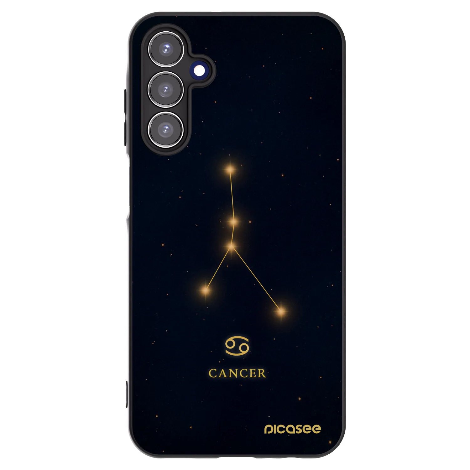 Picasee crna silikonska maskica za Samsung Galaxy A15 A155F 4G - CANCER