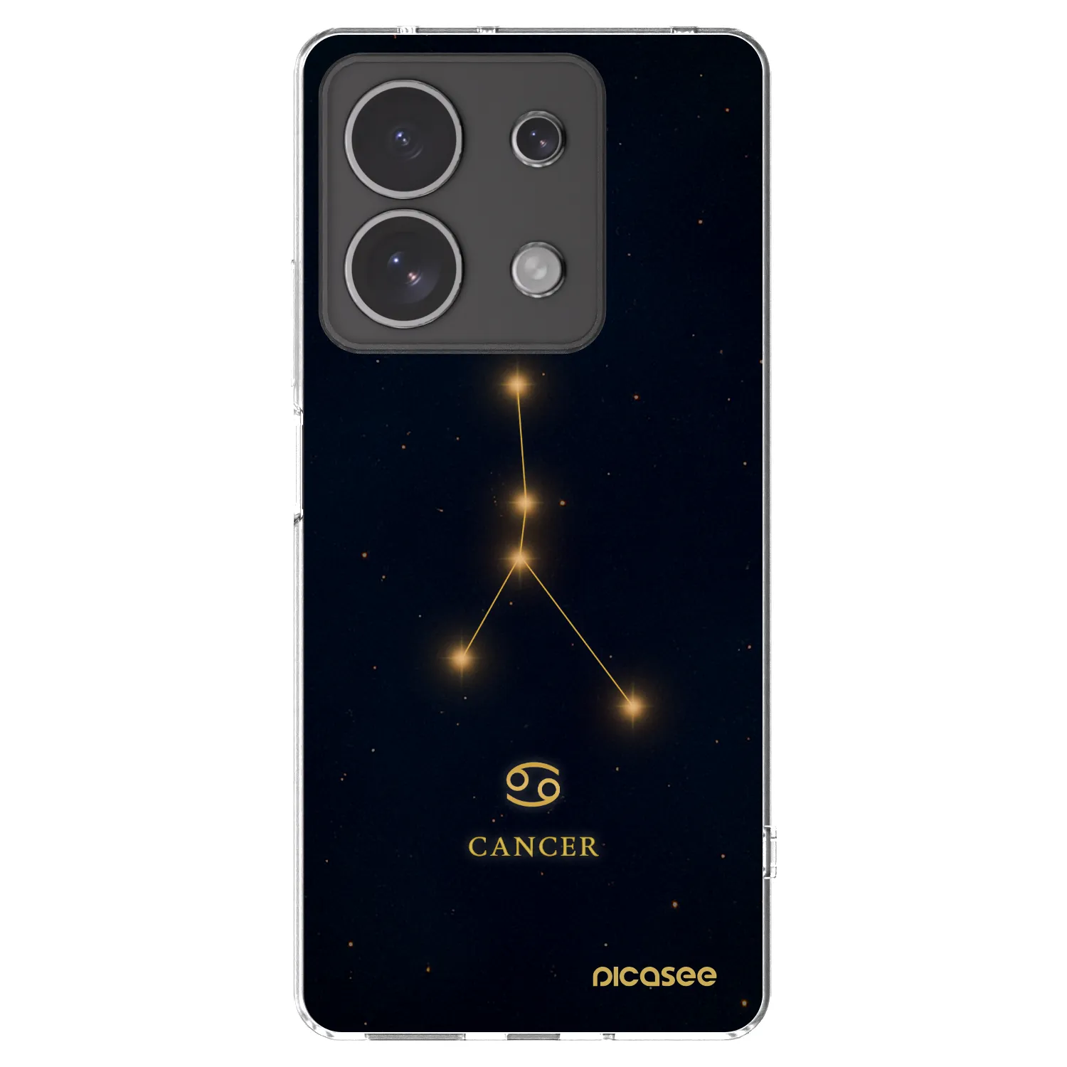 Picasee silikonska prozirna maskica za Xiaomi Redmi Note 13 4G - CANCER