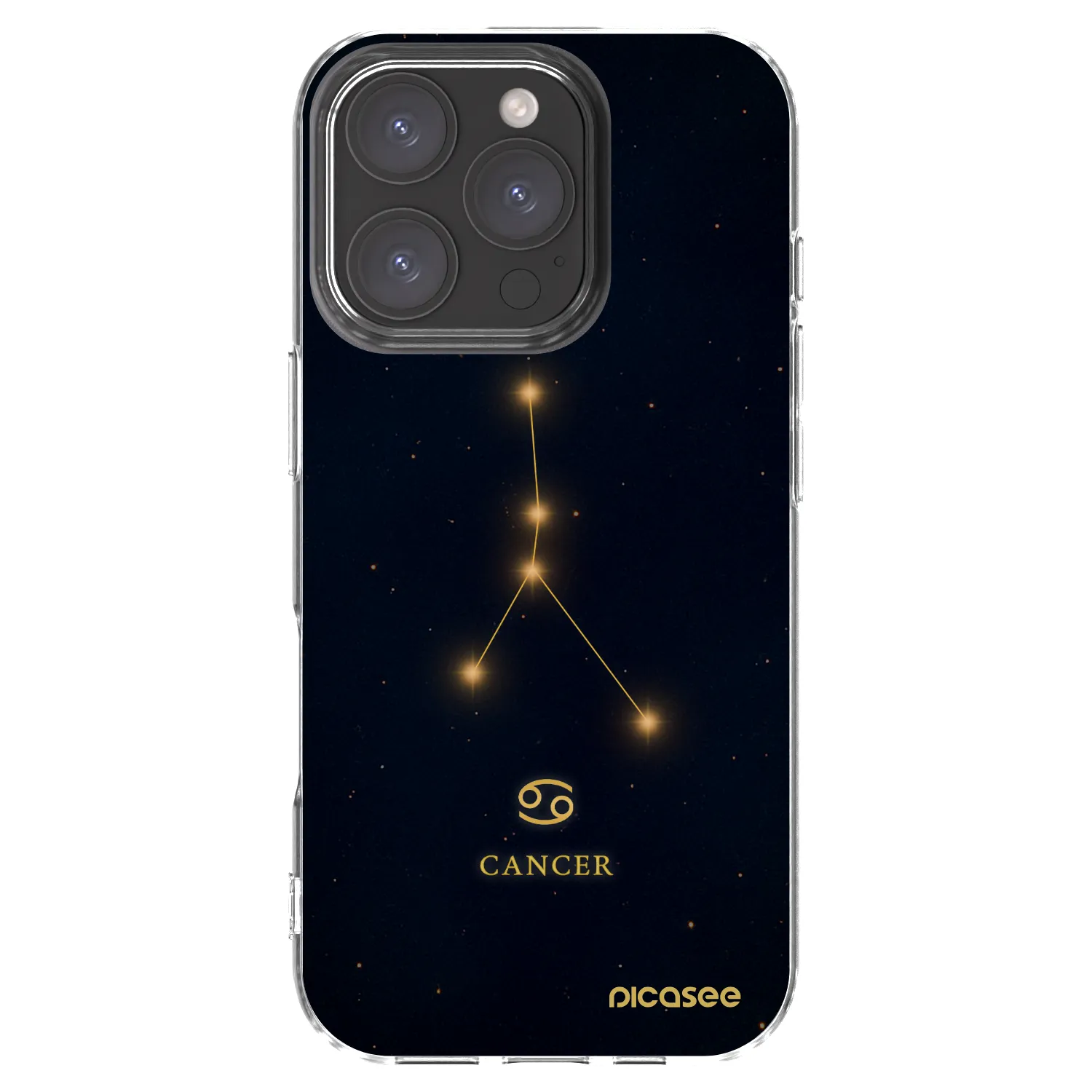 Picasee silikonska prozirna maskica za Apple iPhone 16 Pro - CANCER