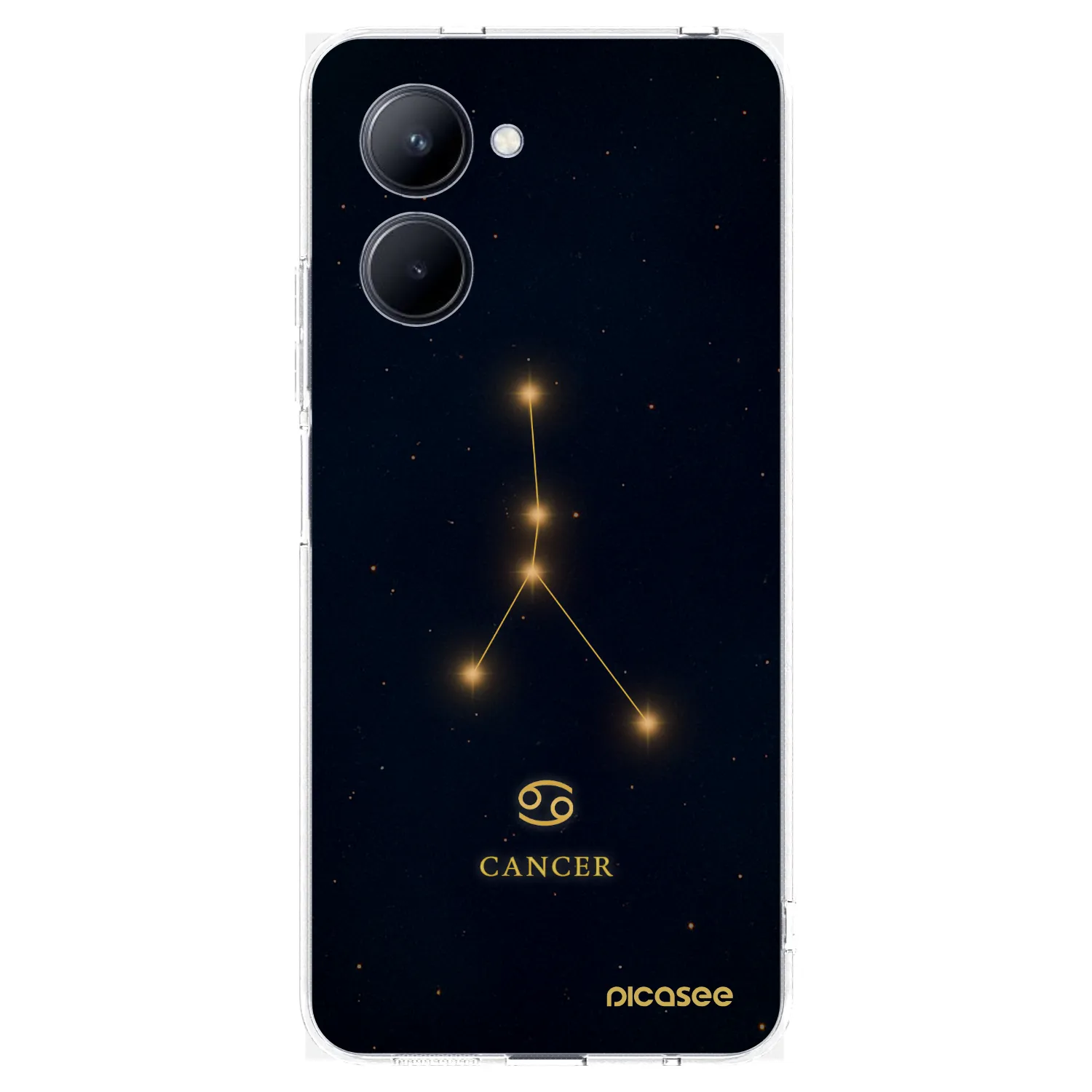 Picasee silikonska prozirna maskica za Realme C33 (2023) - CANCER