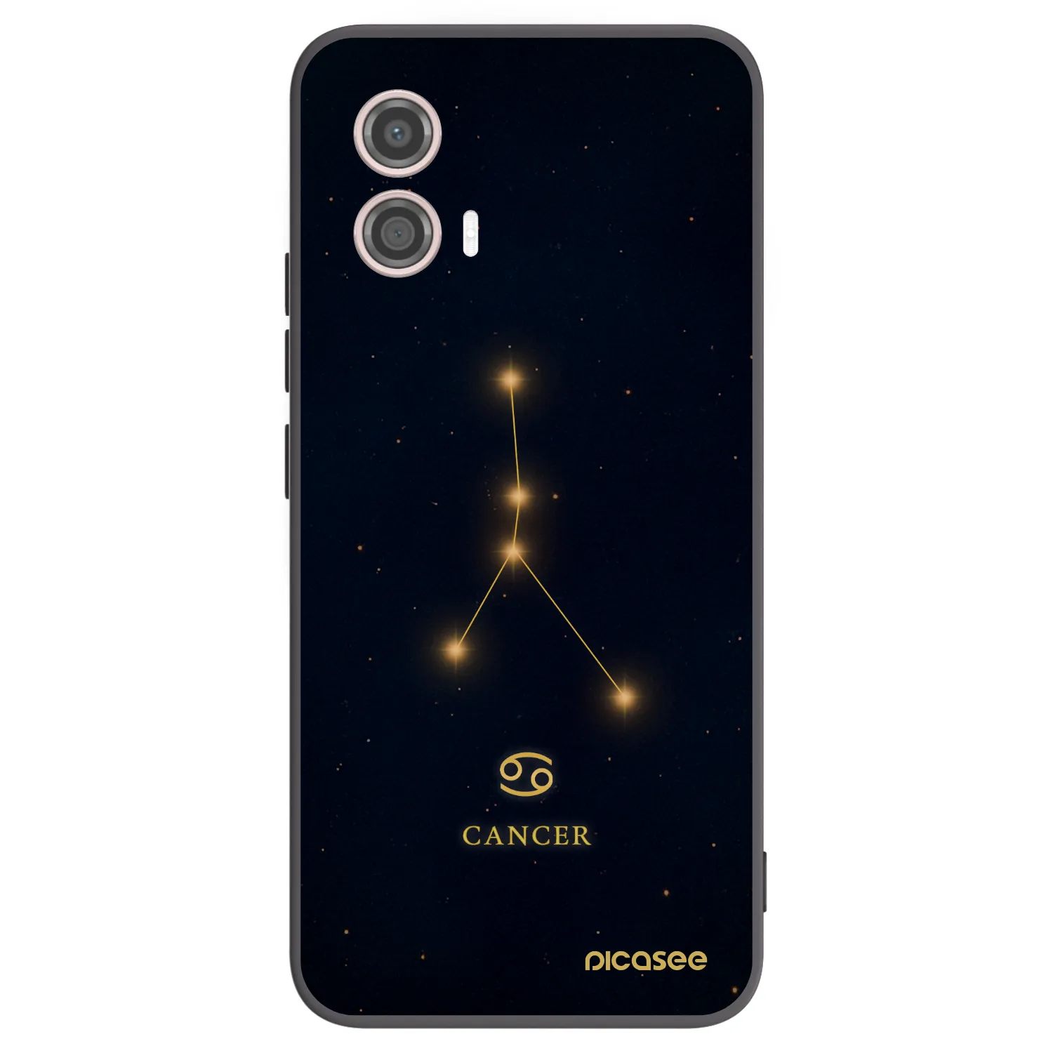 Picasee crna silikonska maskica za Motorola Moto G53 5G - CANCER