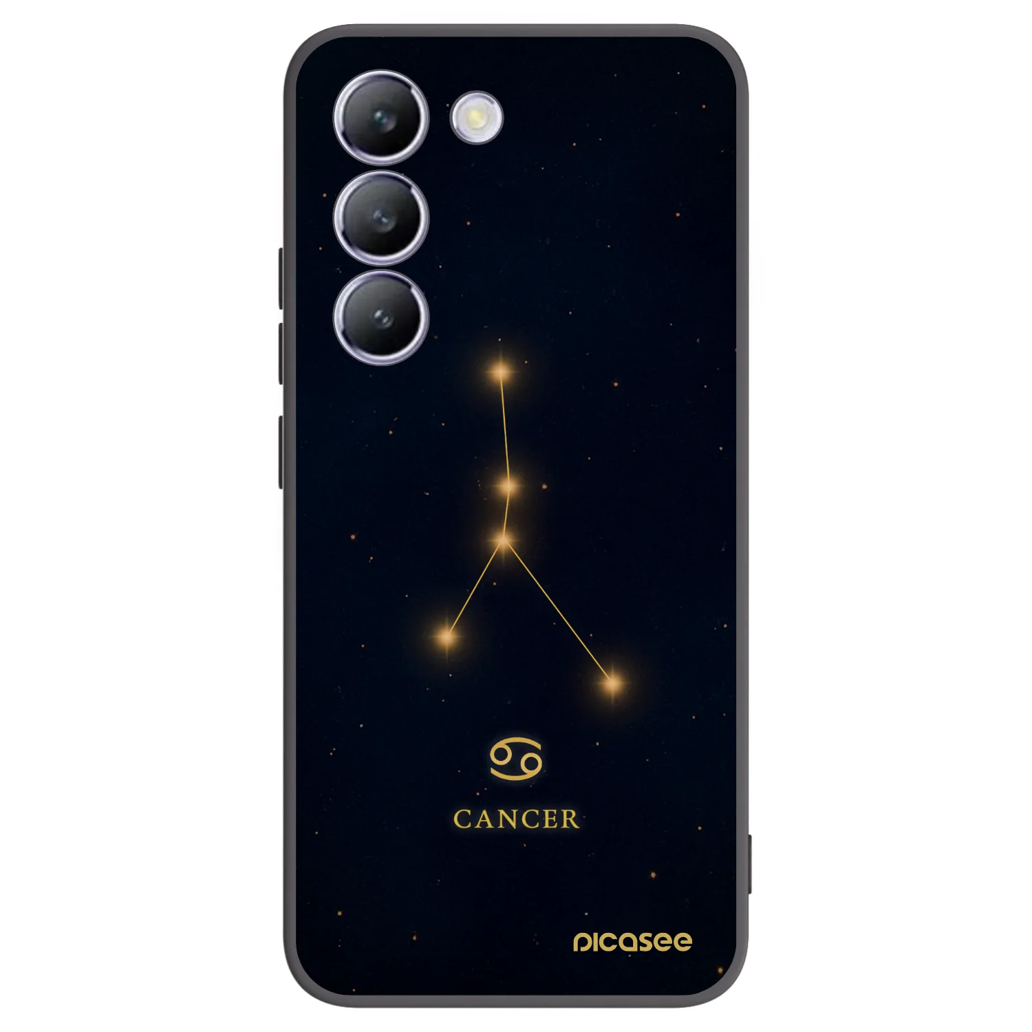 Picasee crna silikonska maskica za Vivo V40 SE 5G - CANCER