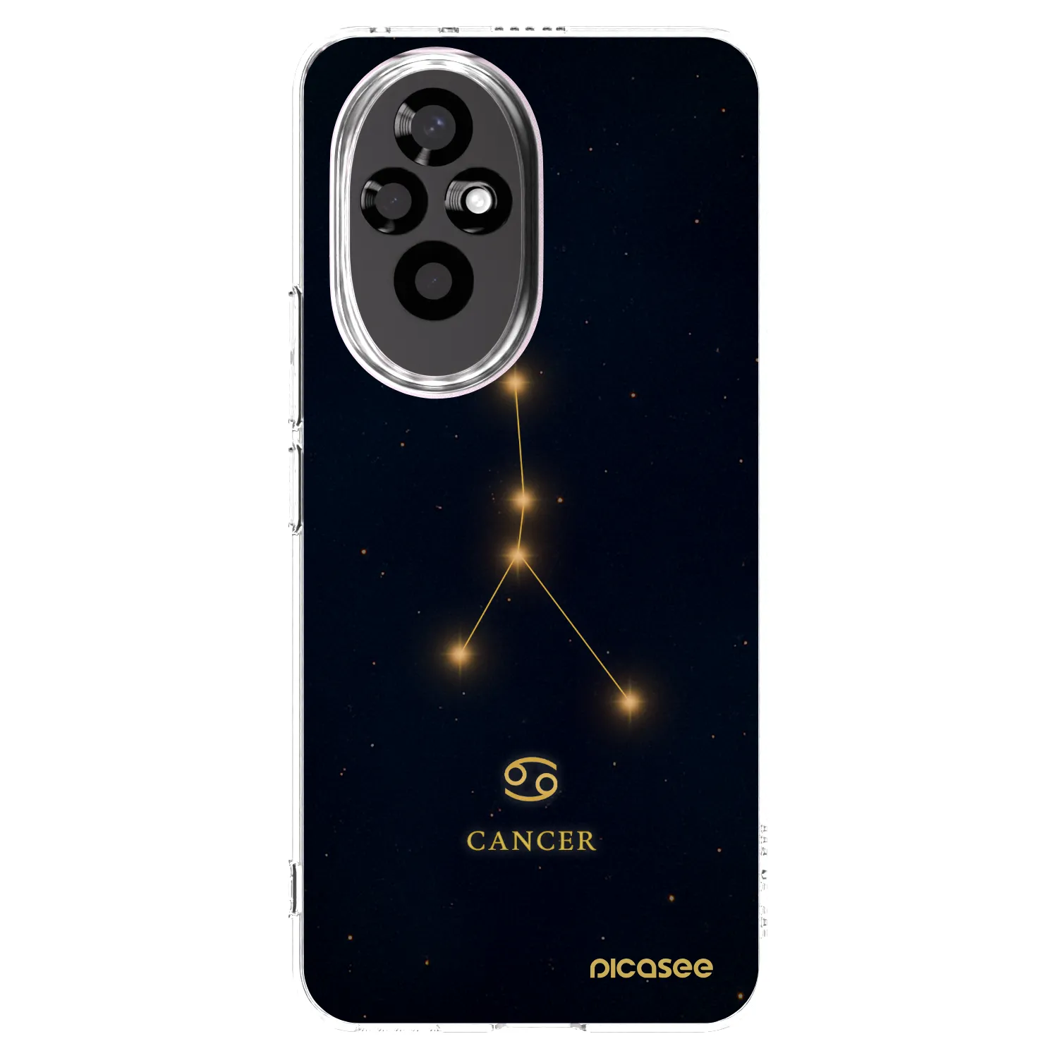 Picasee silikonska prozirna maskica za Honor 200 5G - CANCER