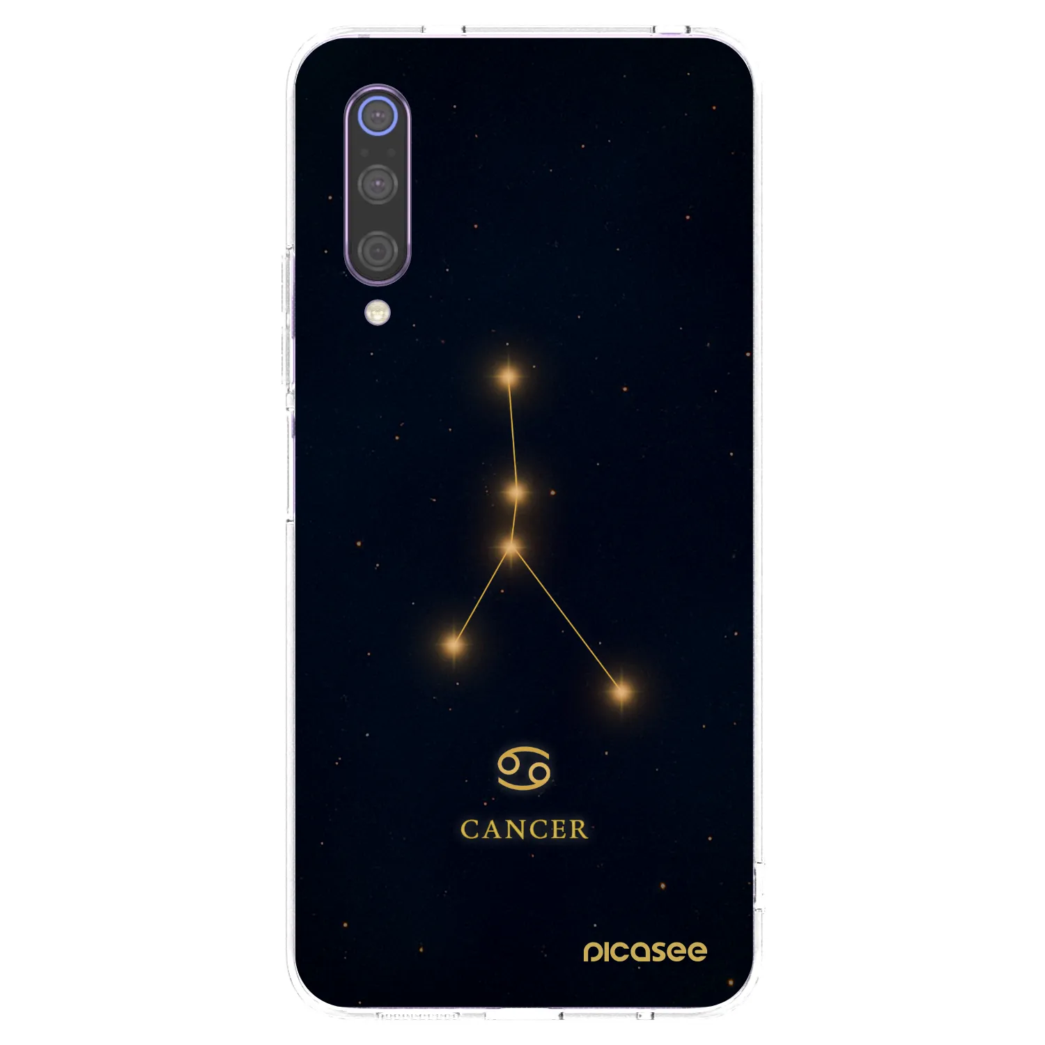 Picasee silikonska prozirna maskica za Xiaomi Mi 9 - CANCER