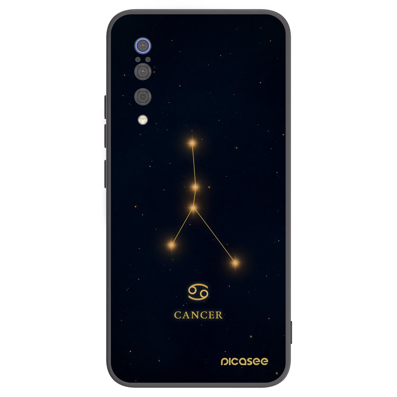 Picasee crna silikonska maskica za Xiaomi Mi 9 - CANCER