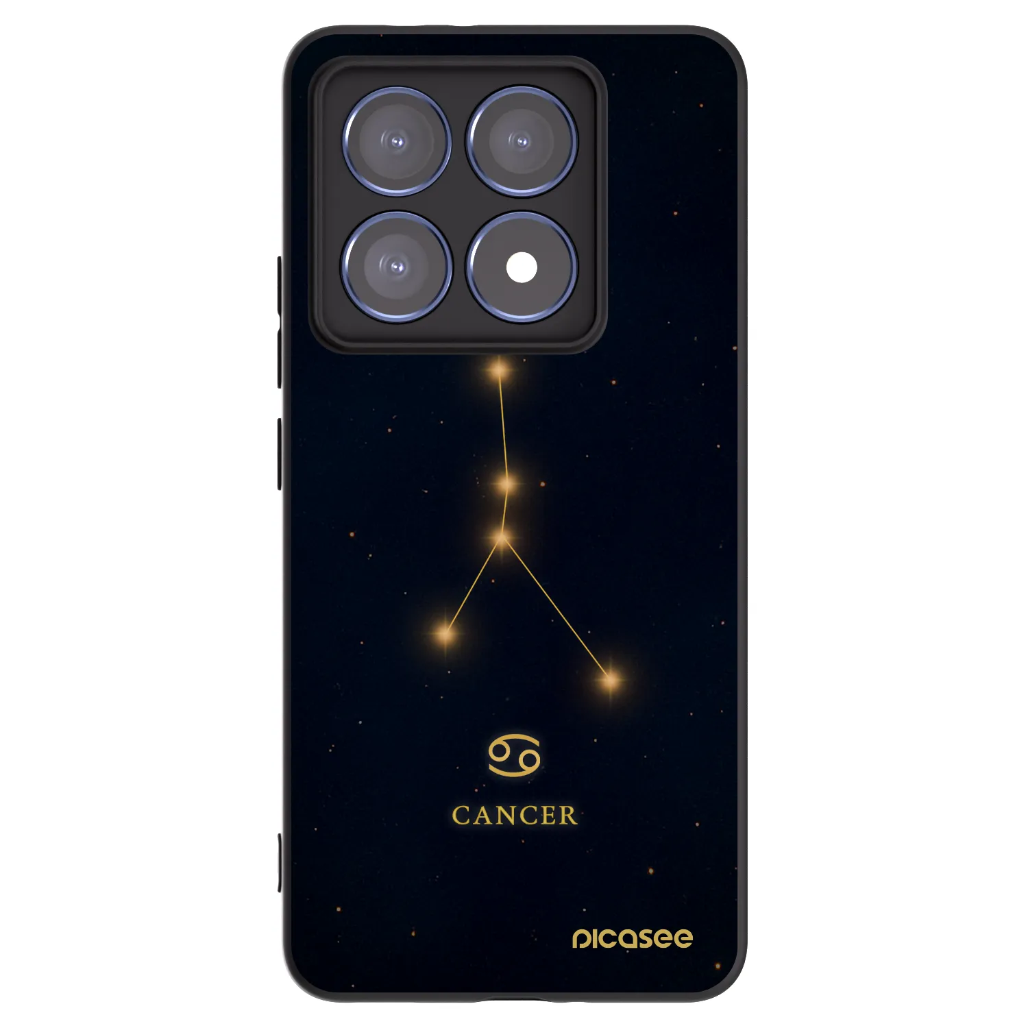 Picasee crna silikonska maskica za Xiaomi 14T Pro - CANCER