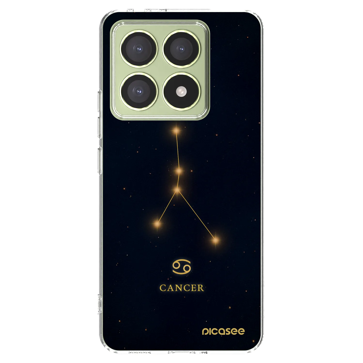 Picasee silikonska prozirna maskica za Xiaomi 14T - CANCER