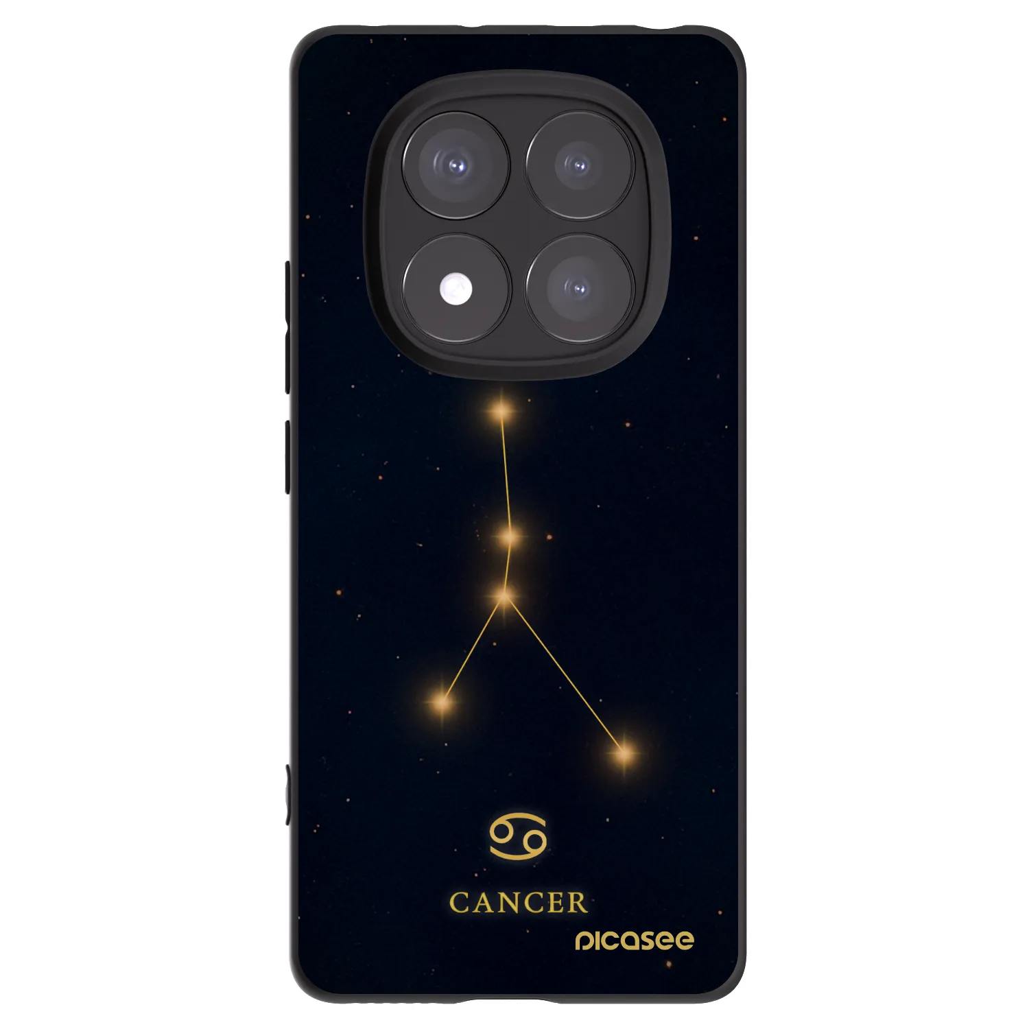 Picasee crna silikonska maskica za Xiaomi Redmi Note 14 Pro+ 5G - CANCER