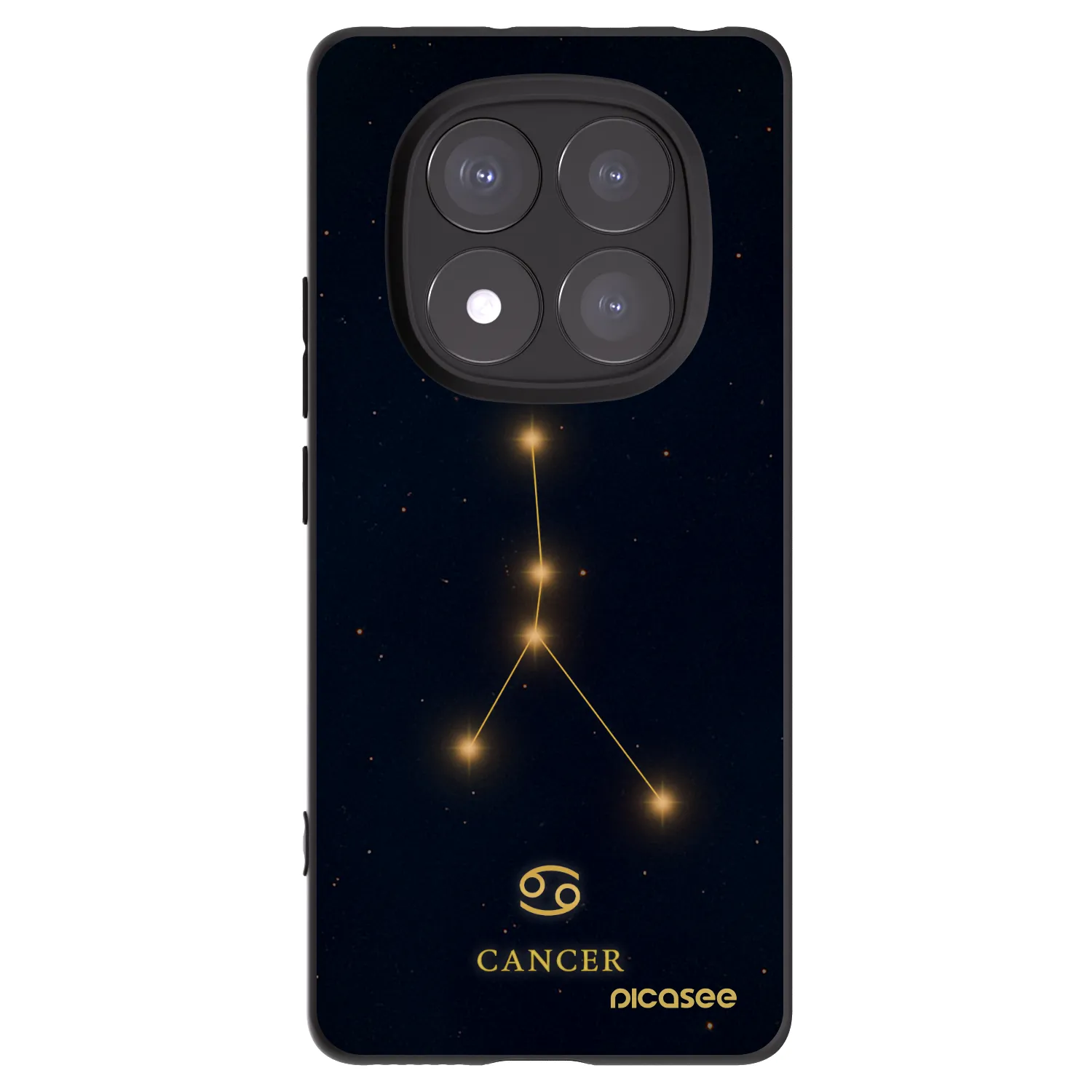 Picasee crna silikonska maskica za Xiaomi Redmi Note 14 Pro 5G - CANCER