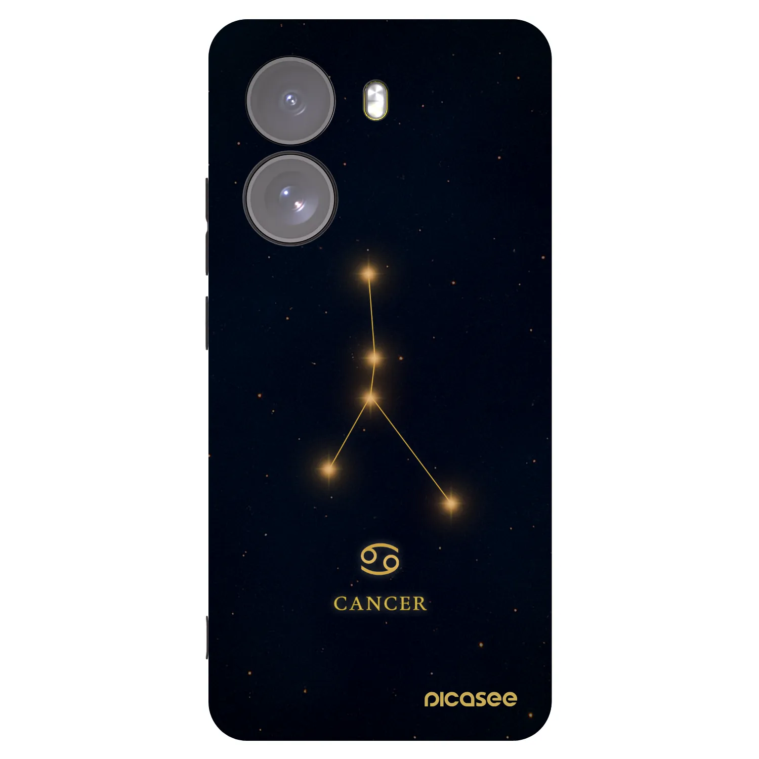 Picasee crna silikonska maskica za Xiaomi Poco X7 - CANCER