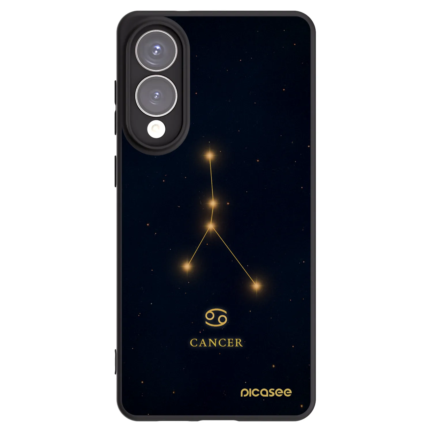 Picasee crna silikonska maskica za Samsung Galaxy S25 Edge 5G - CANCER