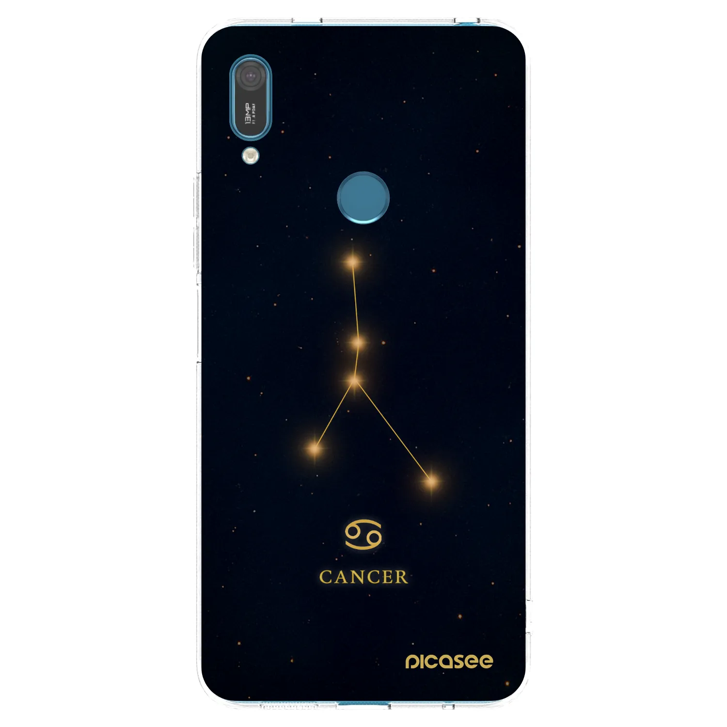 Picasee silikonska prozirna maskica za Huawei Y7 2019 - CANCER