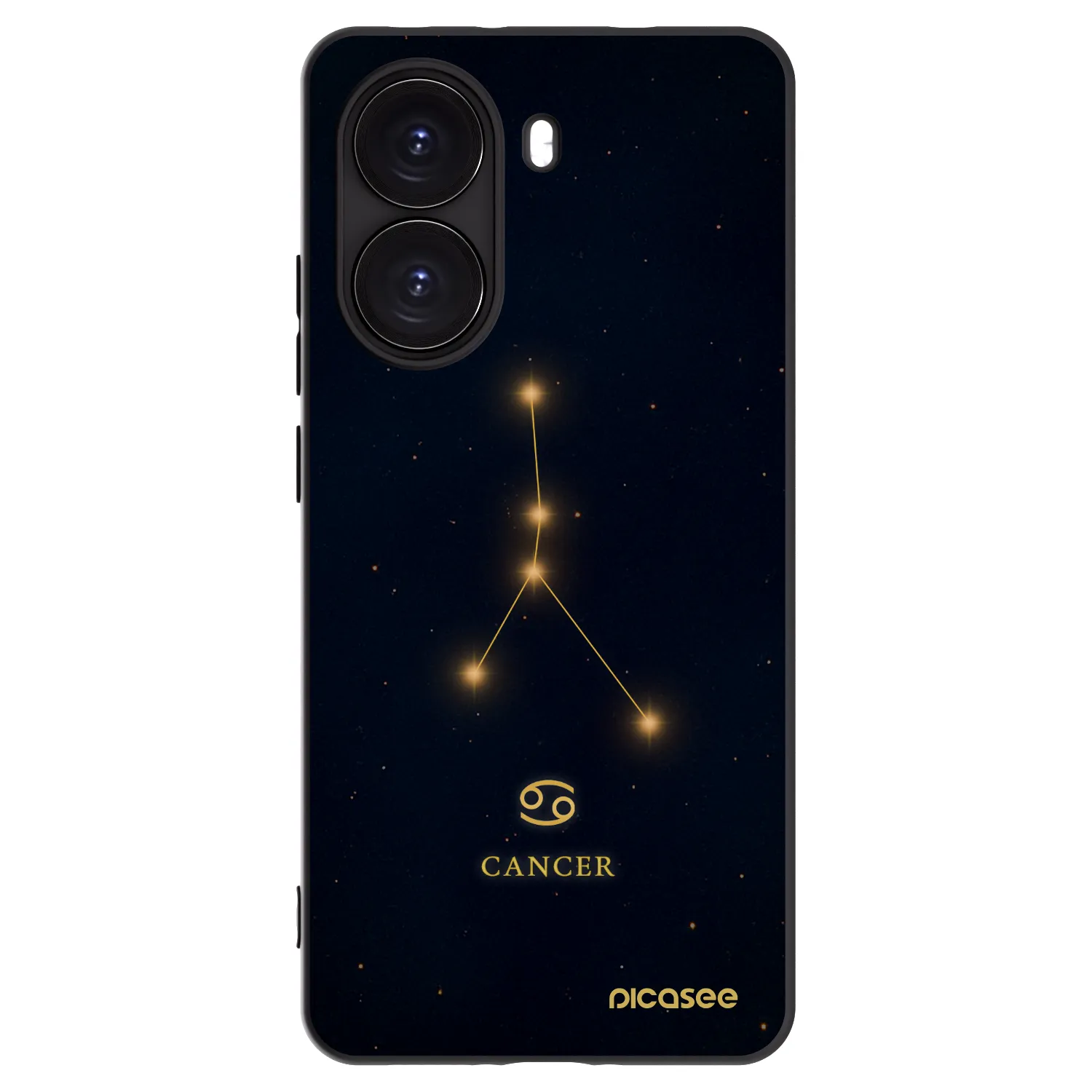 Picasee crna silikonska maskica za Xiaomi Poco X7 Pro 5G - CANCER